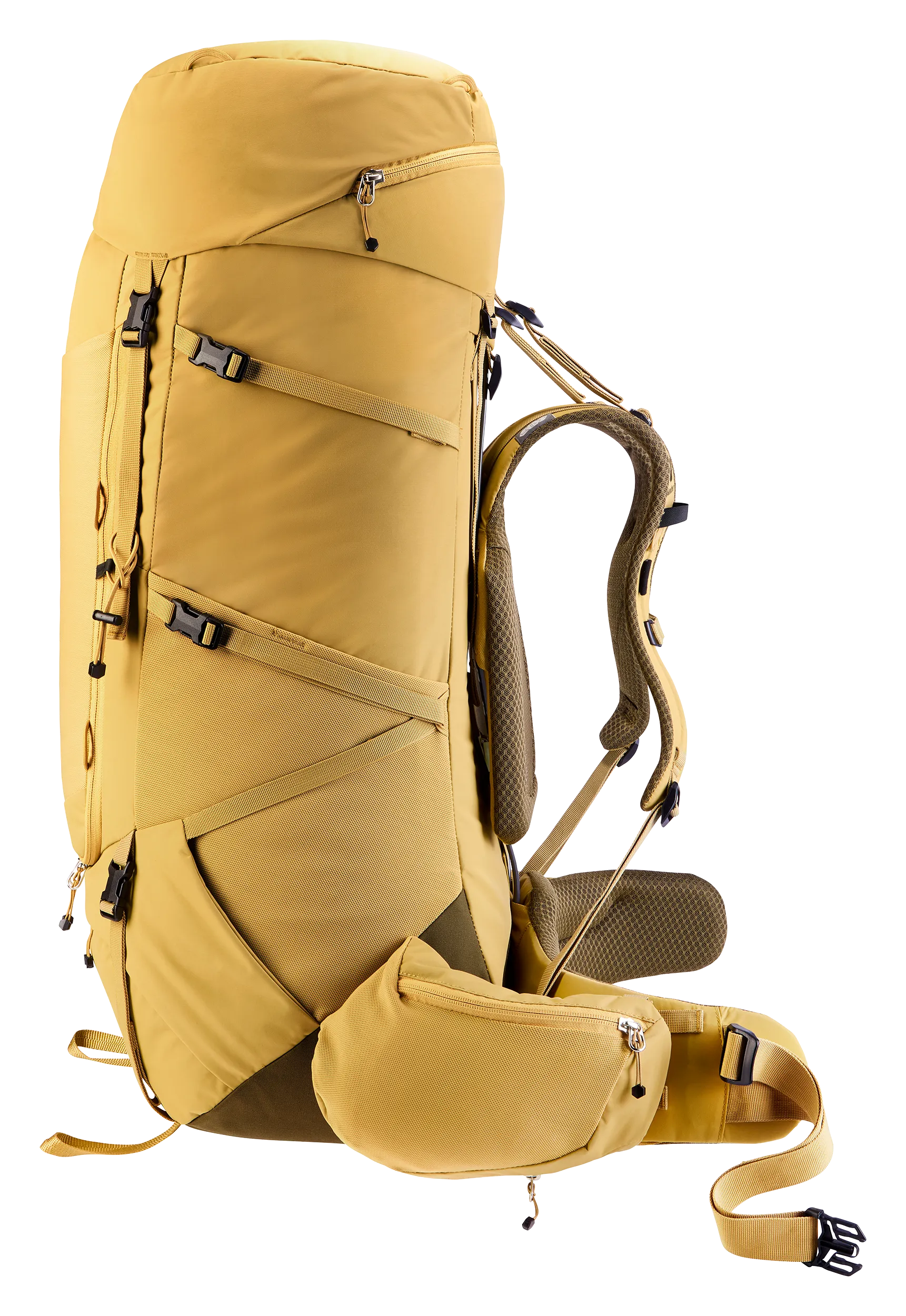 Aircontact Core 65+10 SL - Backpacking packs - savanna nori