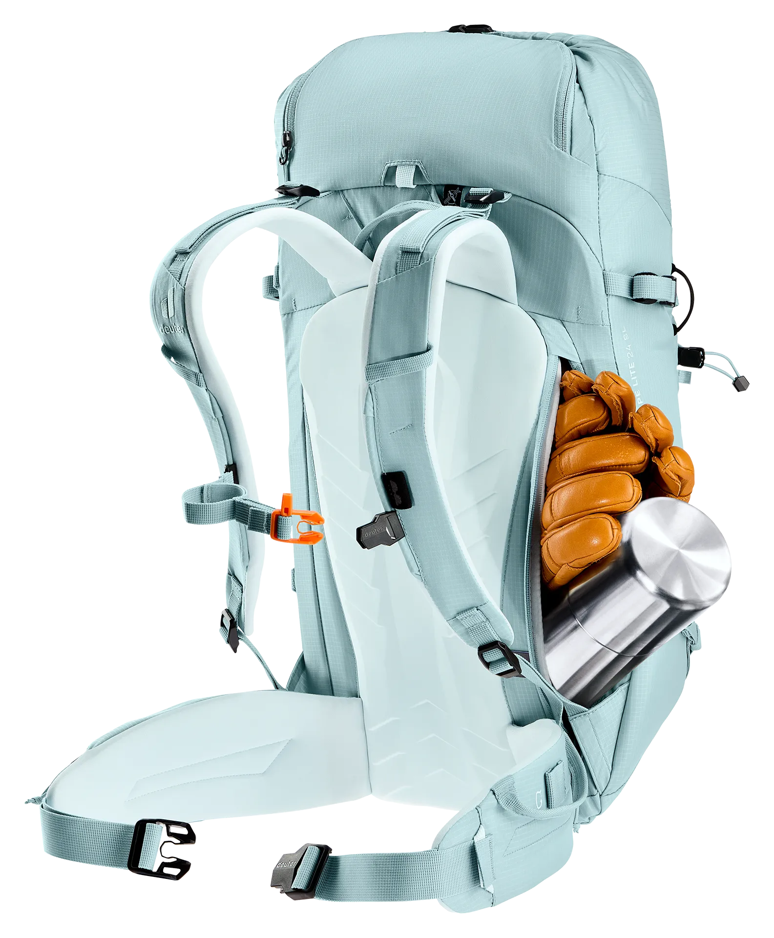backpack, hiking, hydration, camelback, gloves