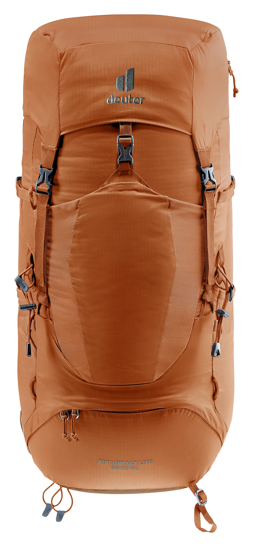 backpack, hiking, orange, external pockets, hydration compatibility