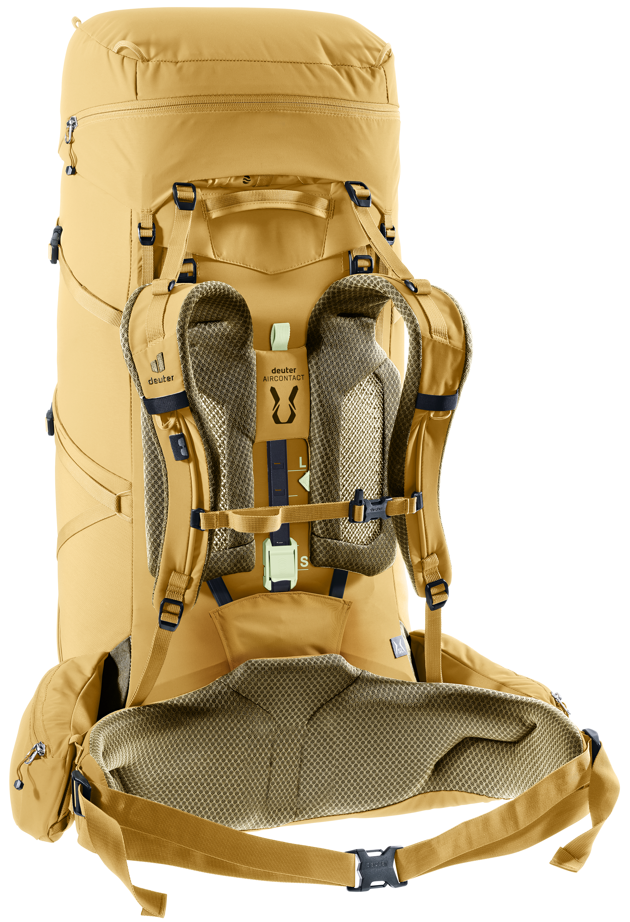 Aircontact Core 55+10 SL - Backpacking packs - savanna nori