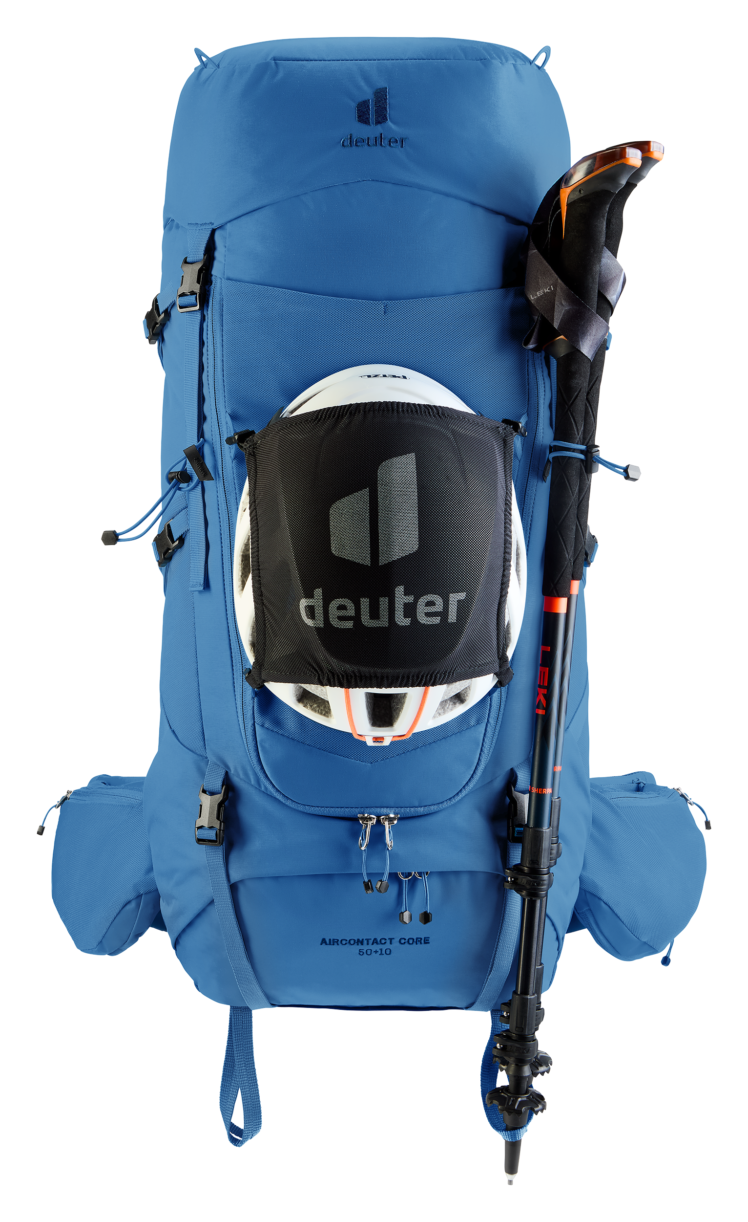 backpack, blue, outdoor, hiking, carrying, backpack, hiking, blue, external frame, helmet carry