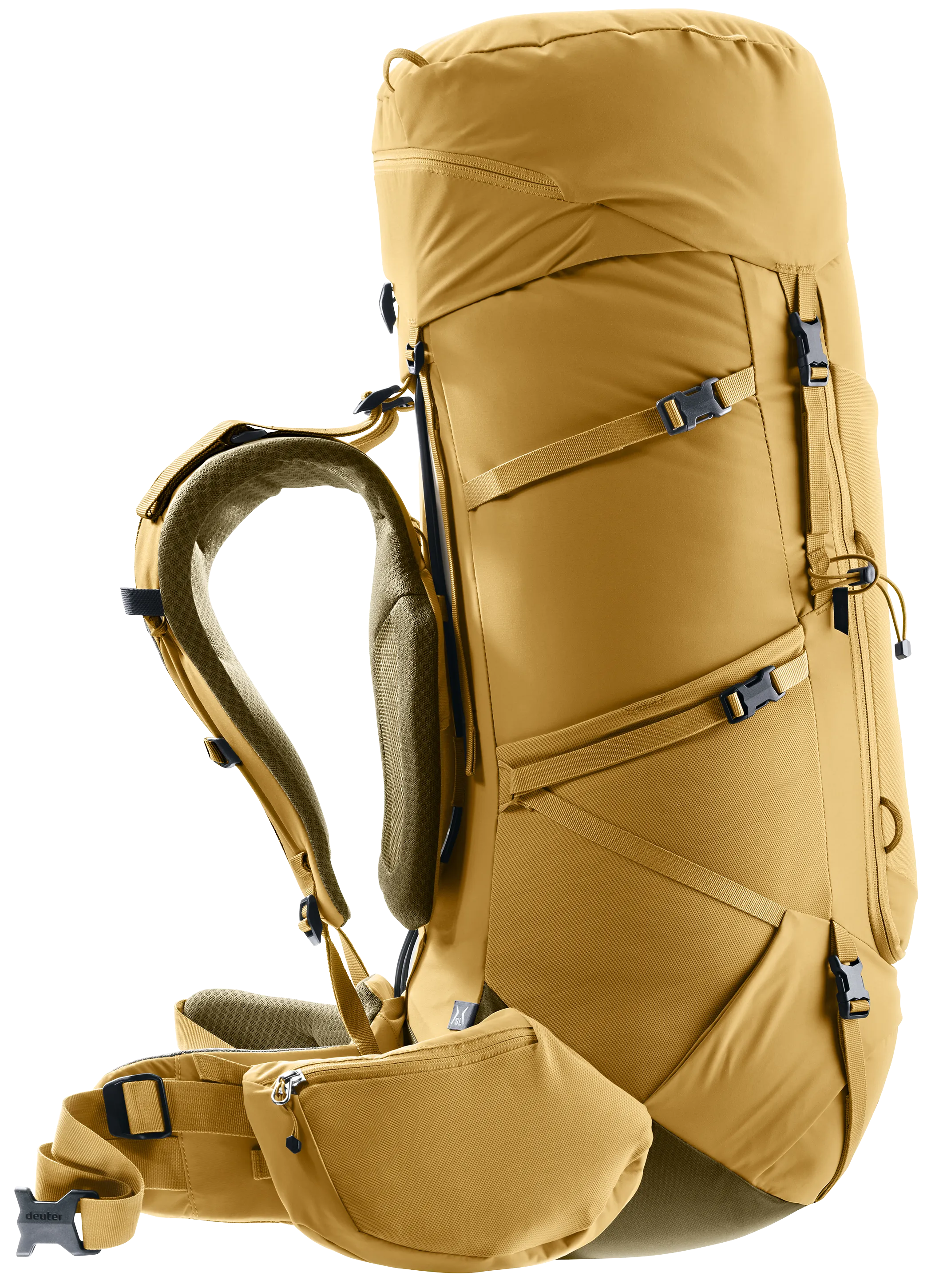 Aircontact Core 55+10 SL - Backpacking packs - savanna nori