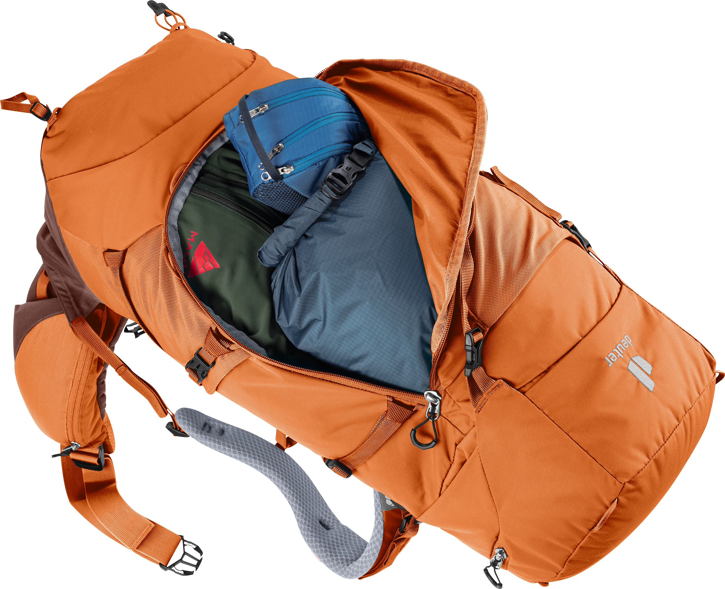 Aircontact Core 35+10 SL Aircontact Core 35+10 SL - Backpacking packs - chestnut umbra