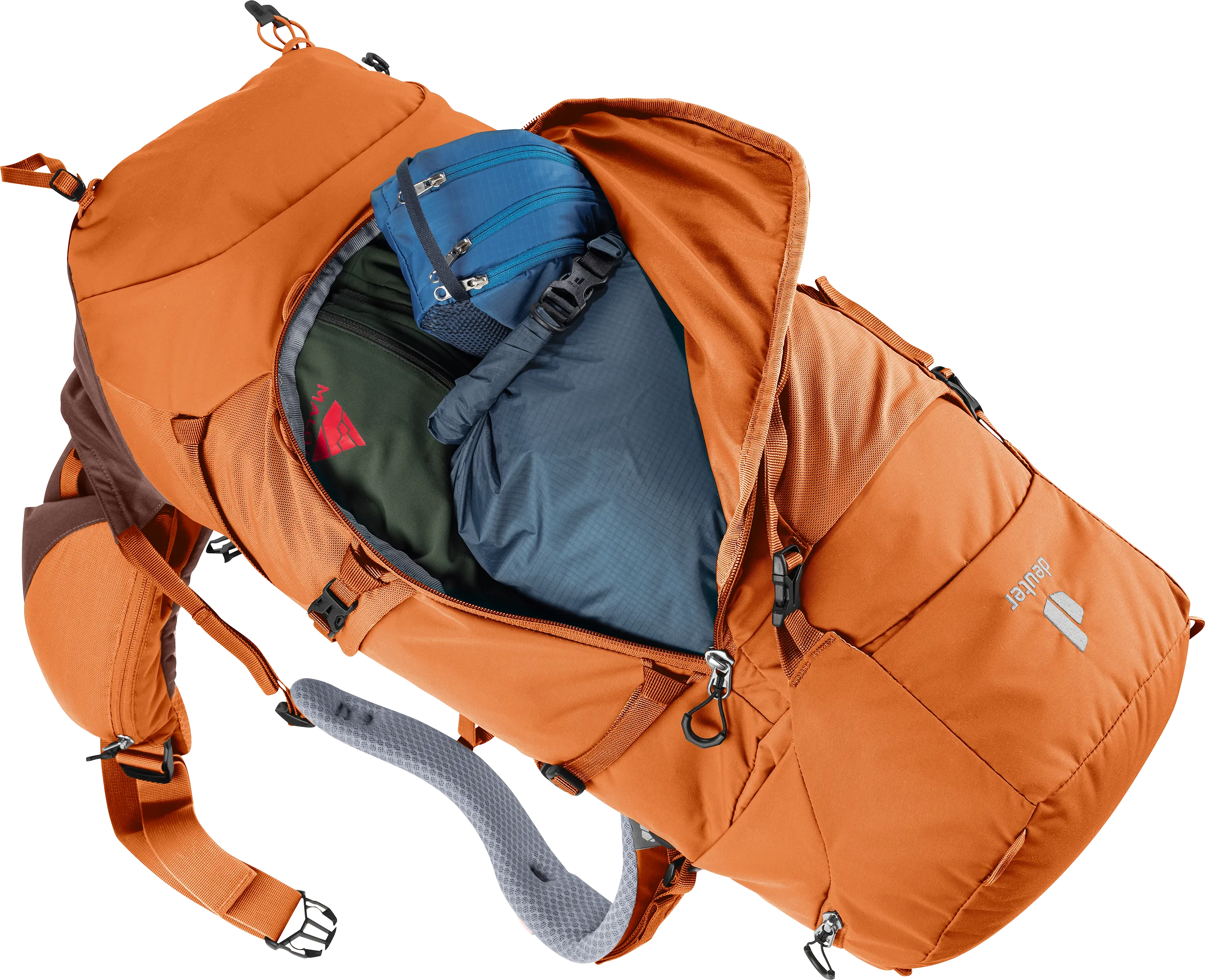 Aircontact Core 35+10 SL - Backpacking packs - chestnut umbra