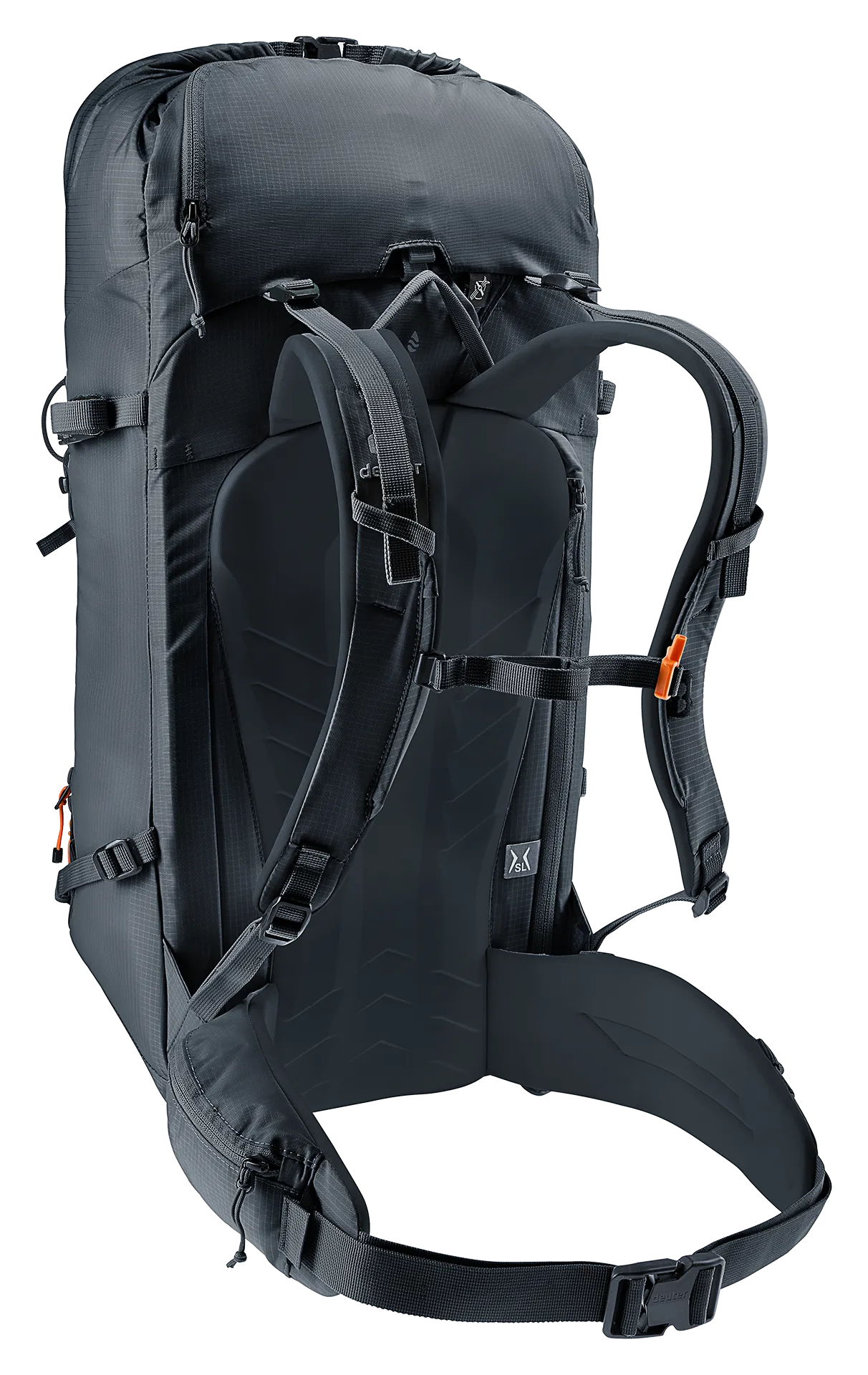 backpack, hiking backpack, internal frame, shoulder straps, waist belt