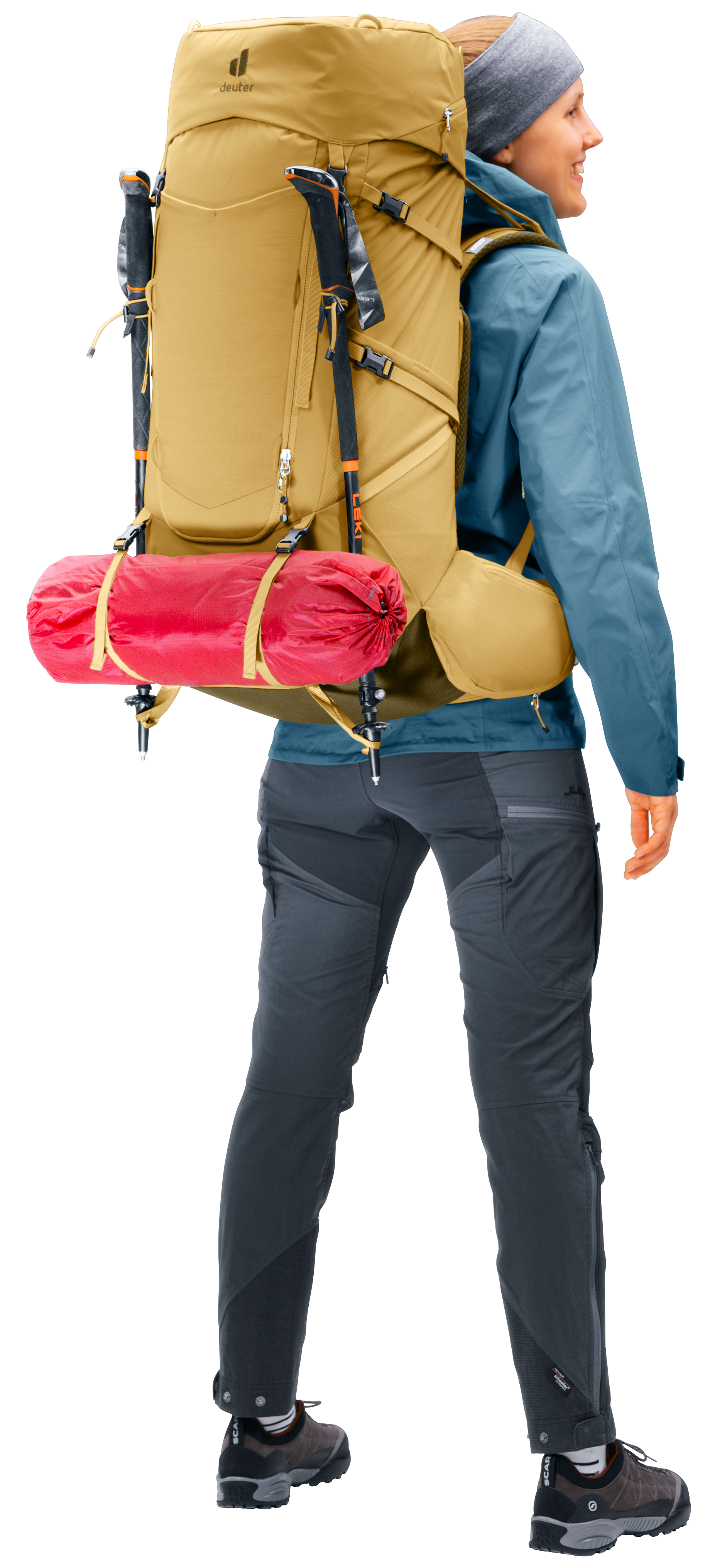 Aircontact Core 55+10 SL Aircontact Core 55+10 SL - Backpacking packs - savanna nori