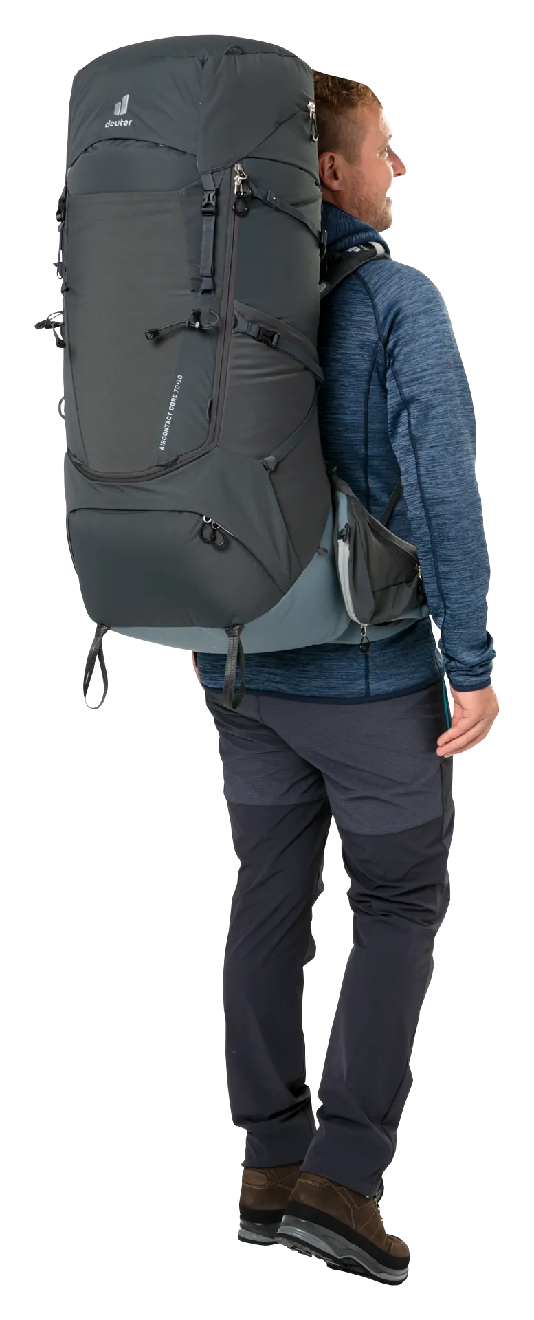 backpack, hiking, backpacking, external-frame, gray