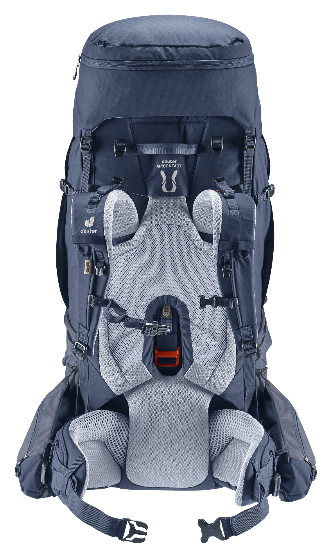 Aircontact X 80+15 backpack, hiking pack, internal frame, side pockets, padded back