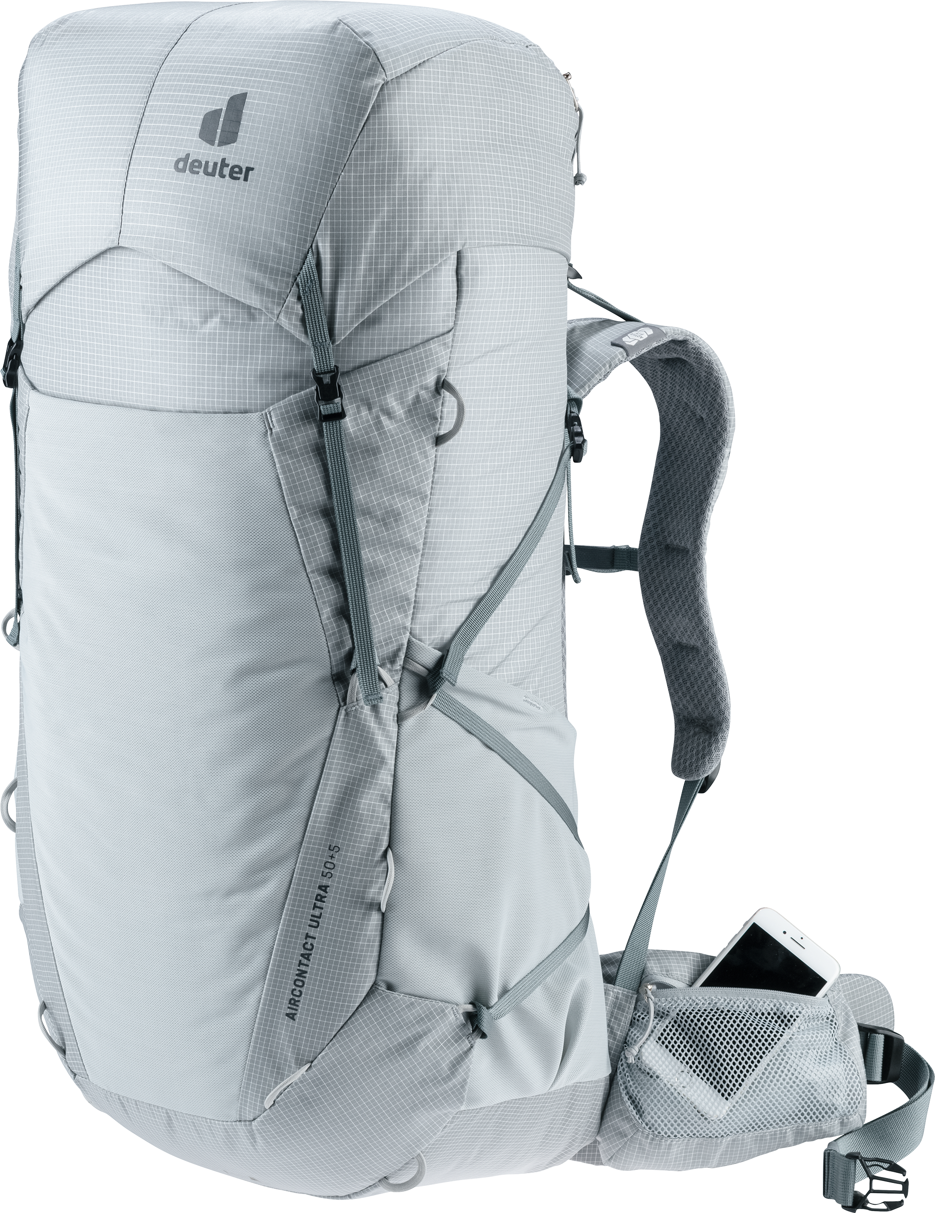 Aircontact Ultra 50+5 - Backpacking packs - tin shale