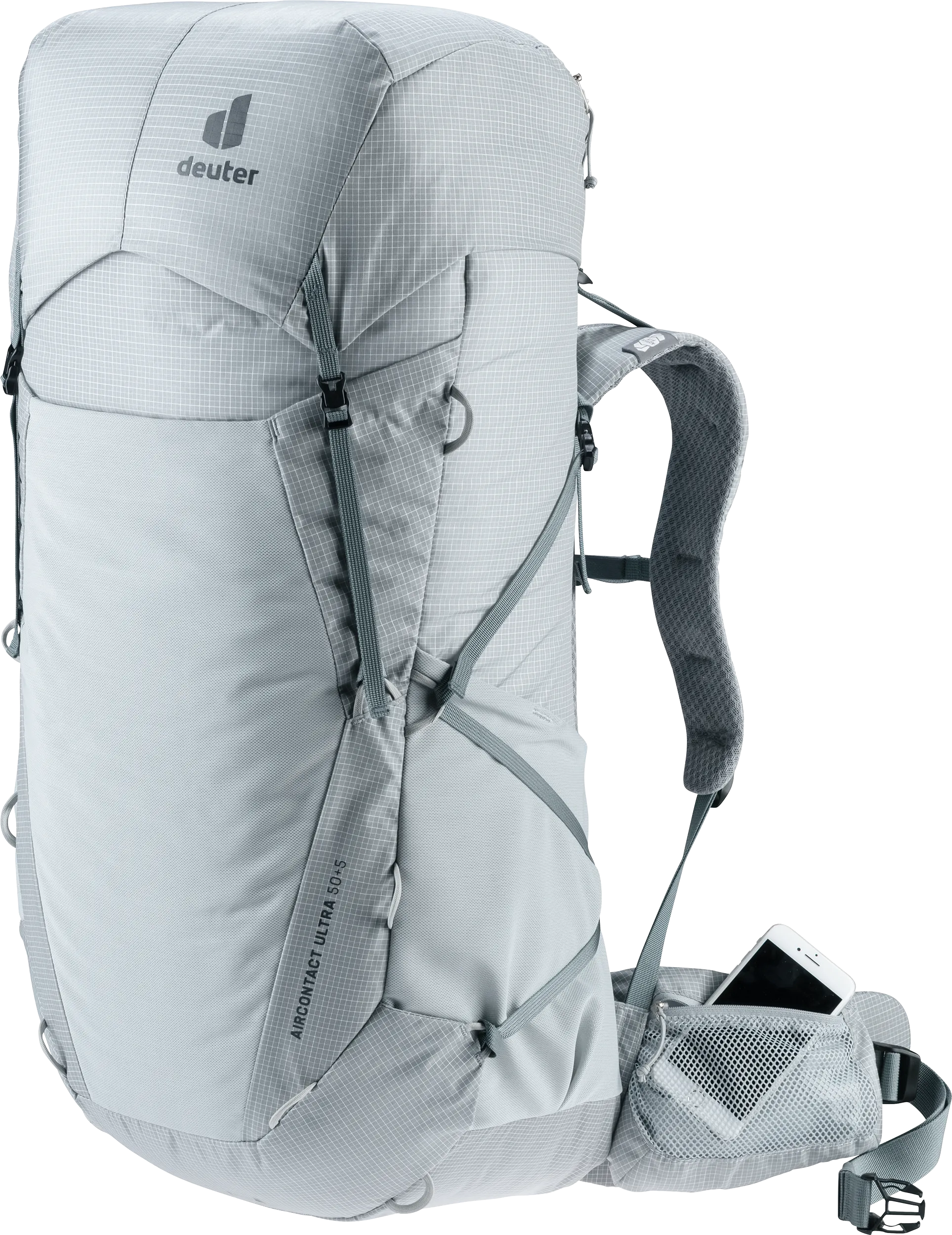 Aircontact Ultra 50+5 - Backpacking packs - tin shale