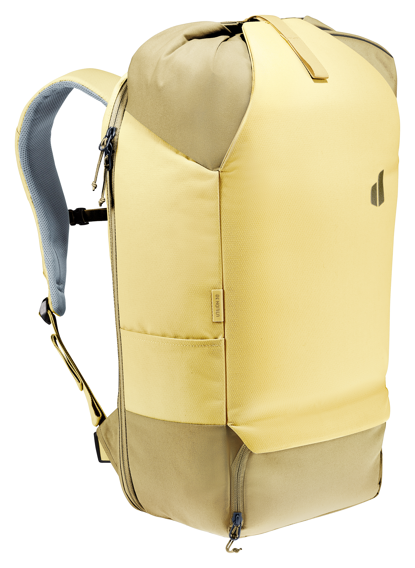 Utilion 30 backpack, yellow, travel, minimal, front-pocket