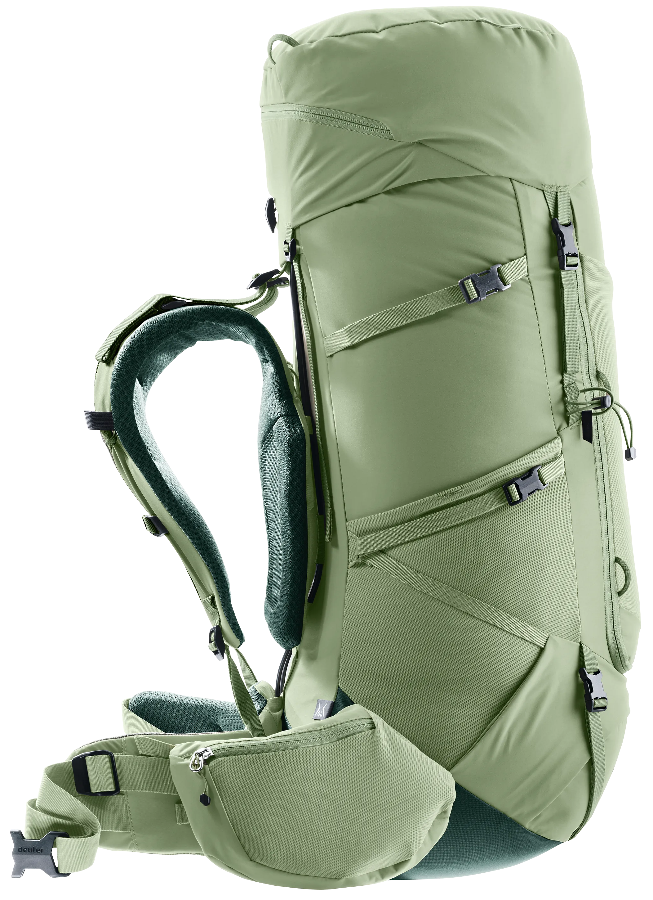 Aircontact Core 55+10 SL - Backpacking packs - grove ivy