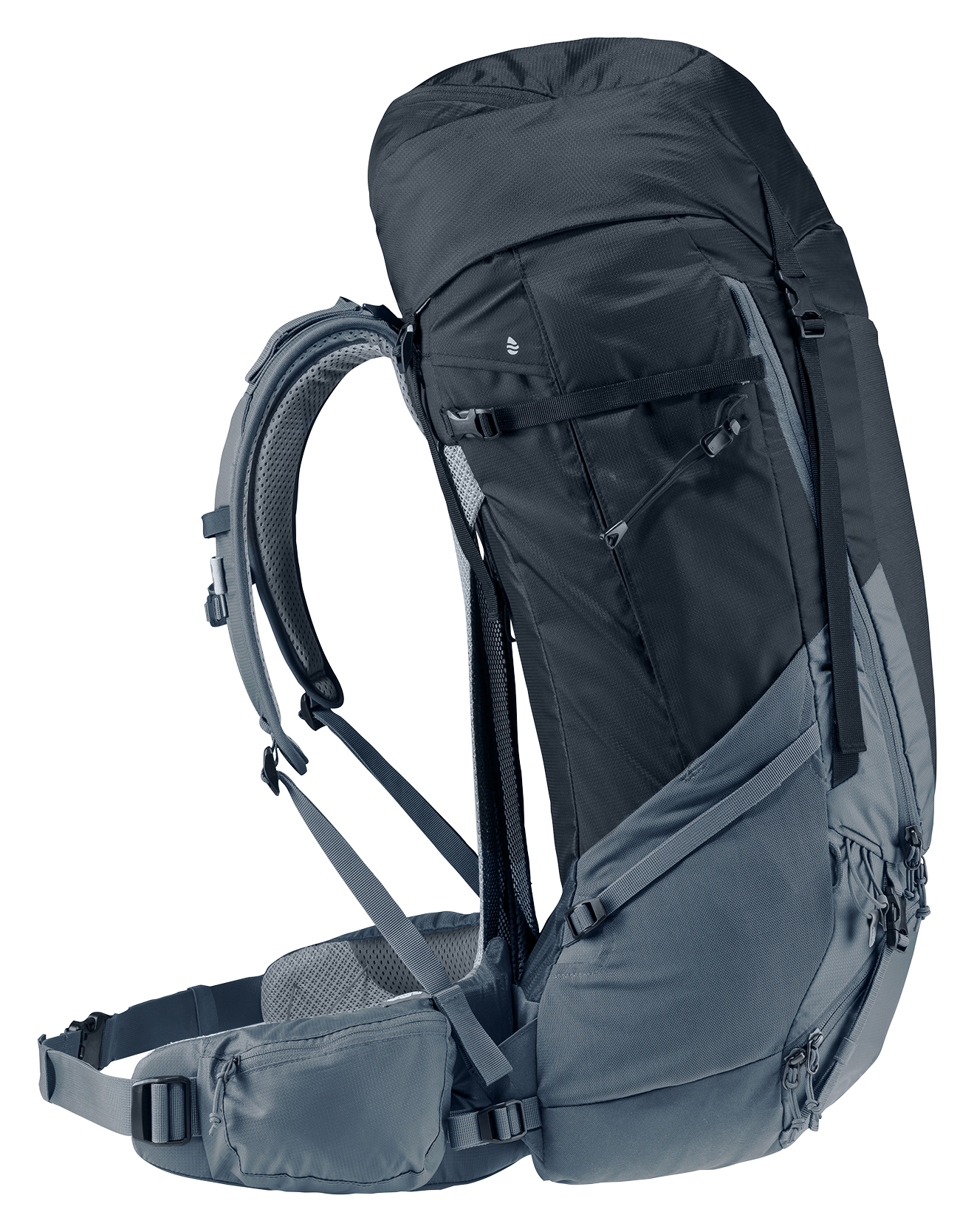 Futura Air Trek 60+10 Bag, Backpack, backpack, hiking, black, waist pack, side pockets