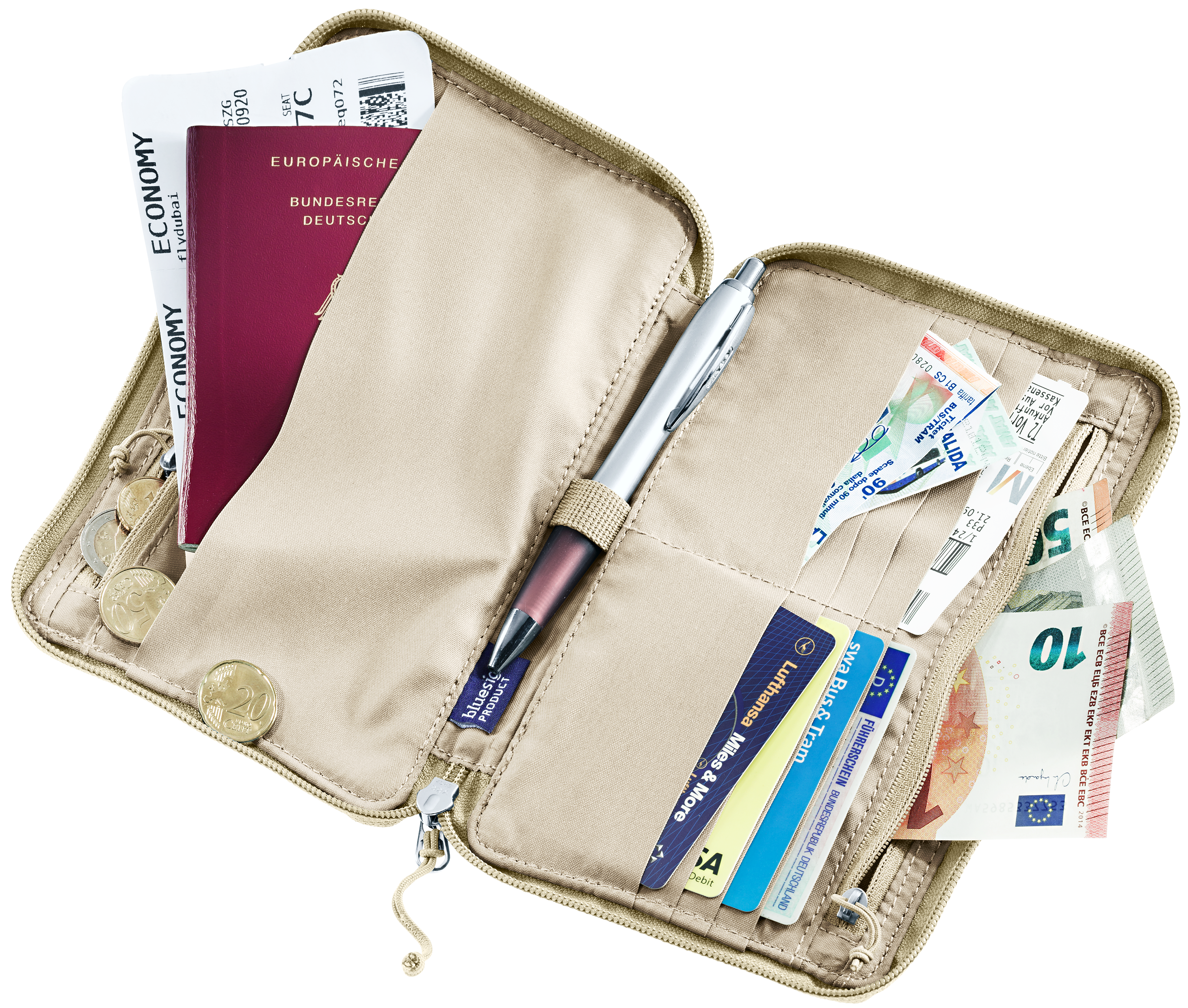 Travel Wallet Travel Wallet - Travel items - size desert