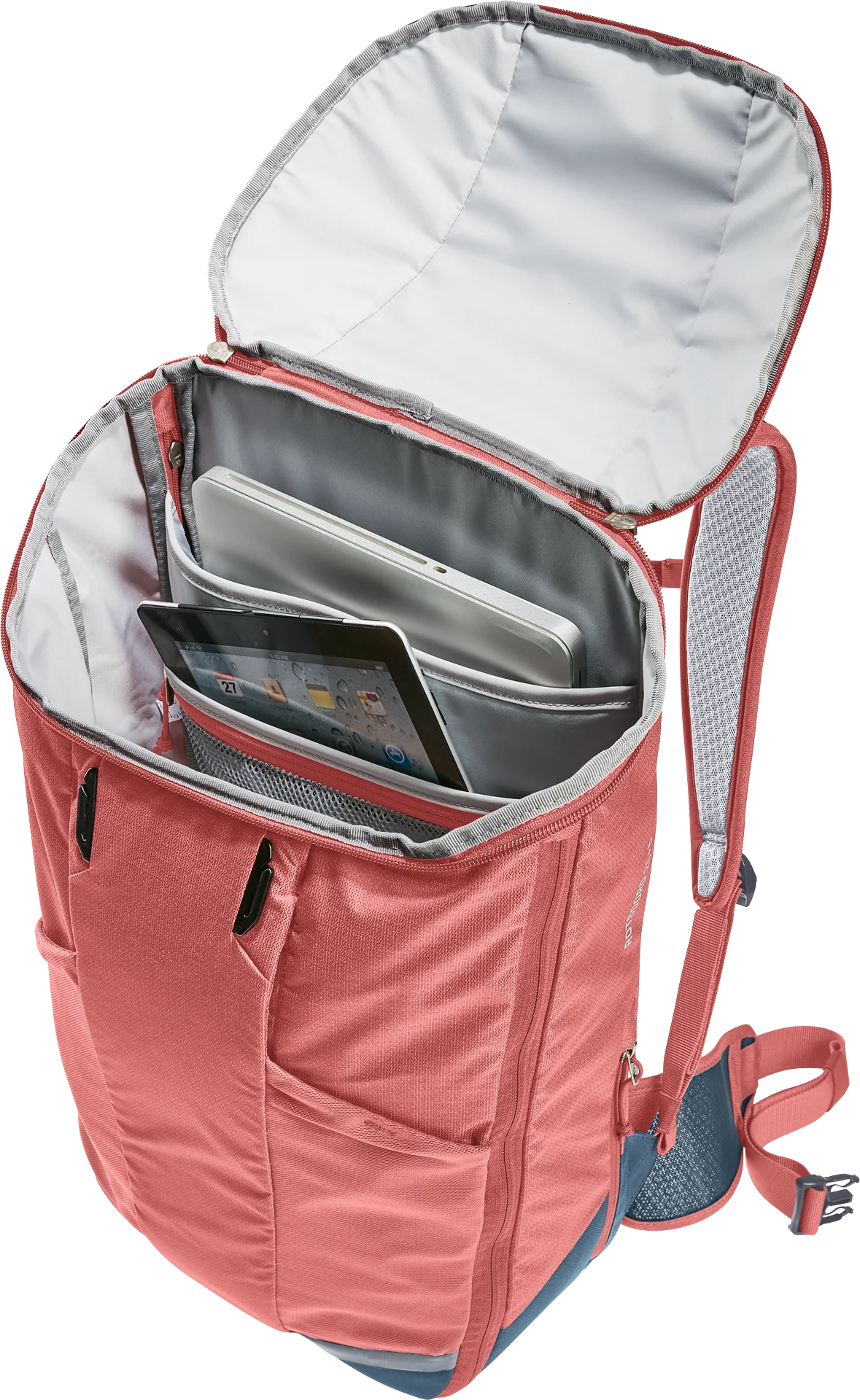 backpack, school bag, tablet pocket, pink, adjustable strap