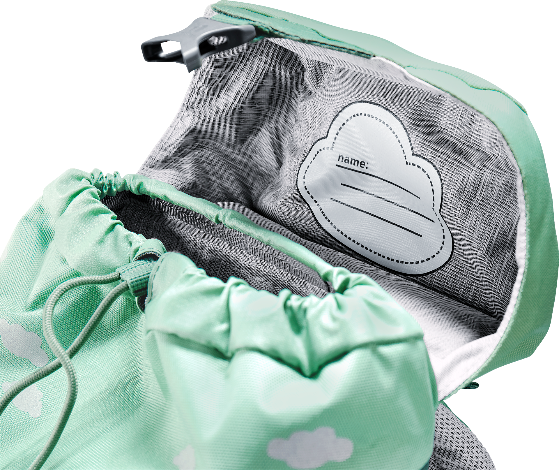 Schmusebär - Children’s backpacks - spearmint seagreen