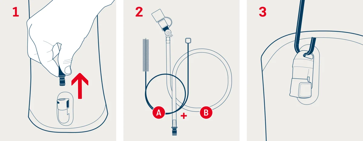 stimulation device, rectal catheter, urine bag, medical plug, catheter tube