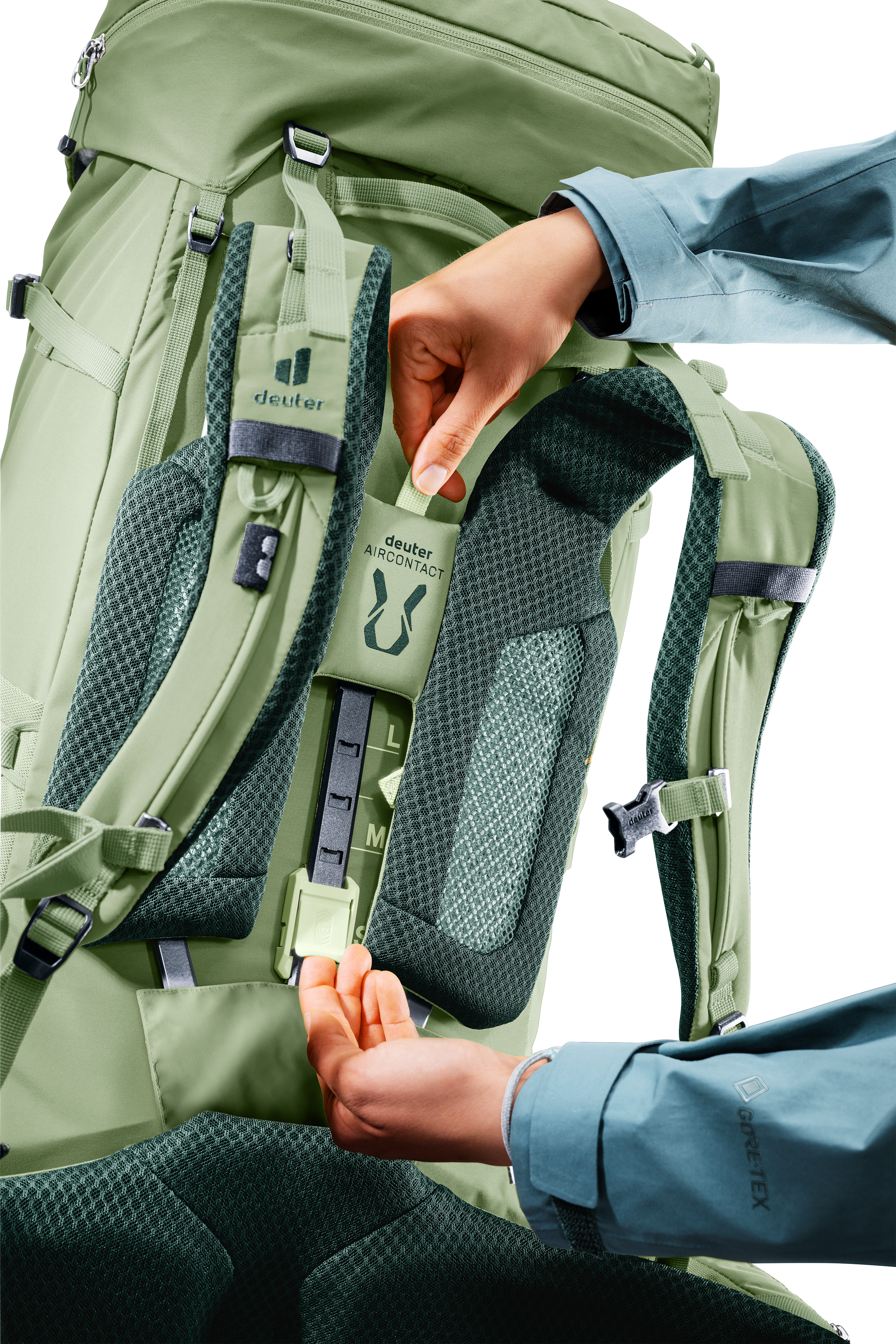 Aircontact Core 55+10 SL Aircontact Core 55+10 SL - Backpacking packs - grove ivy
