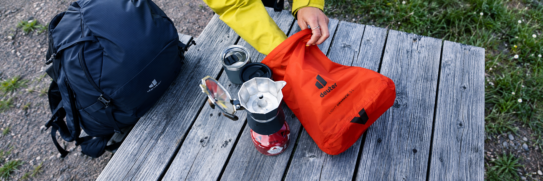 backpack, outdoor, camping, waterproof, orange bag