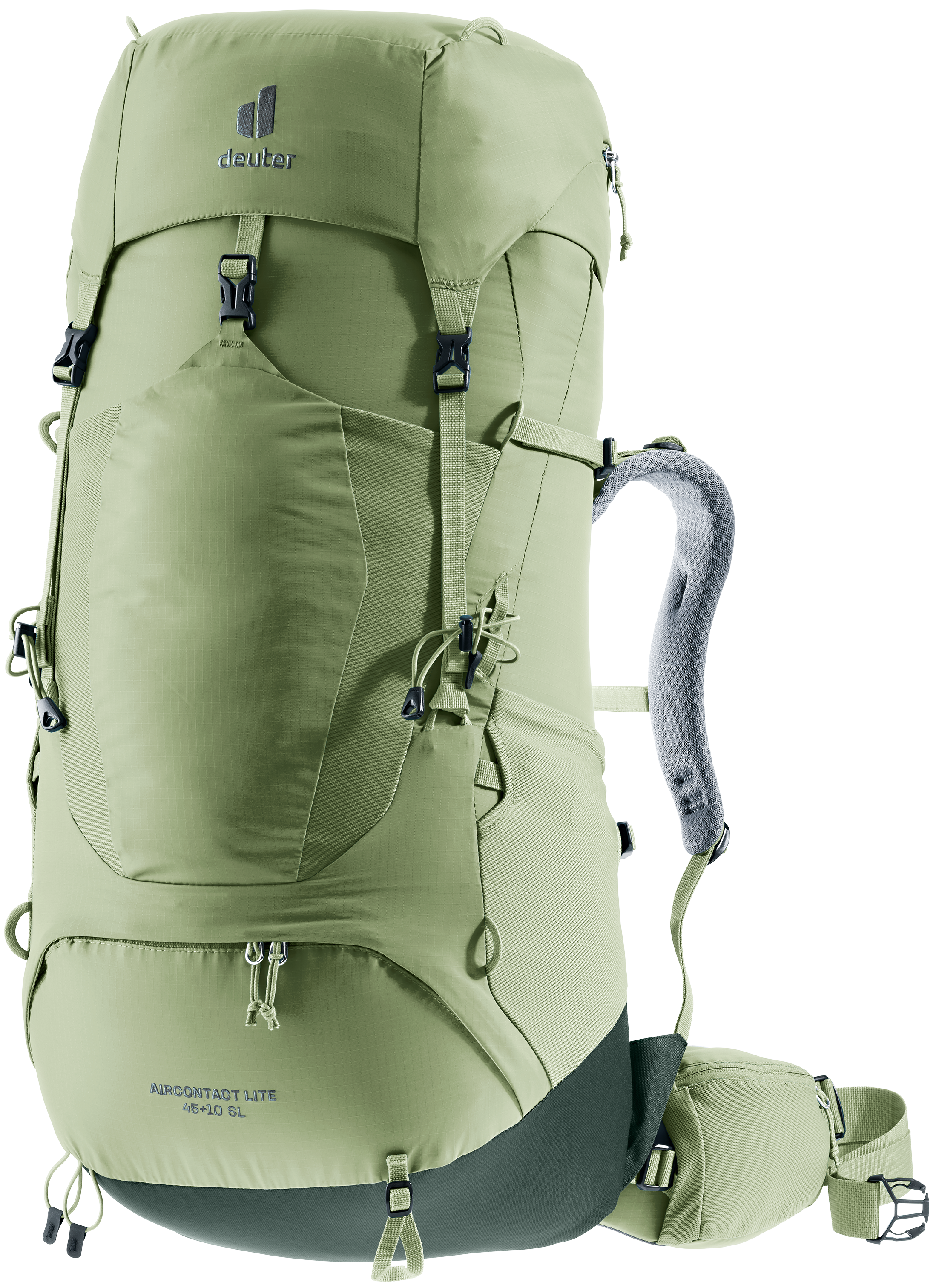 deuter backpack 10 litre Unisex Voyager 65 + 10L Hiking & Travel Backpack, 65 + Liter shaped frame in combination with mobile hip fins that wrap around the hips and deuters ergonomic trapezoid Deuter Voyager 65+10 - Travel