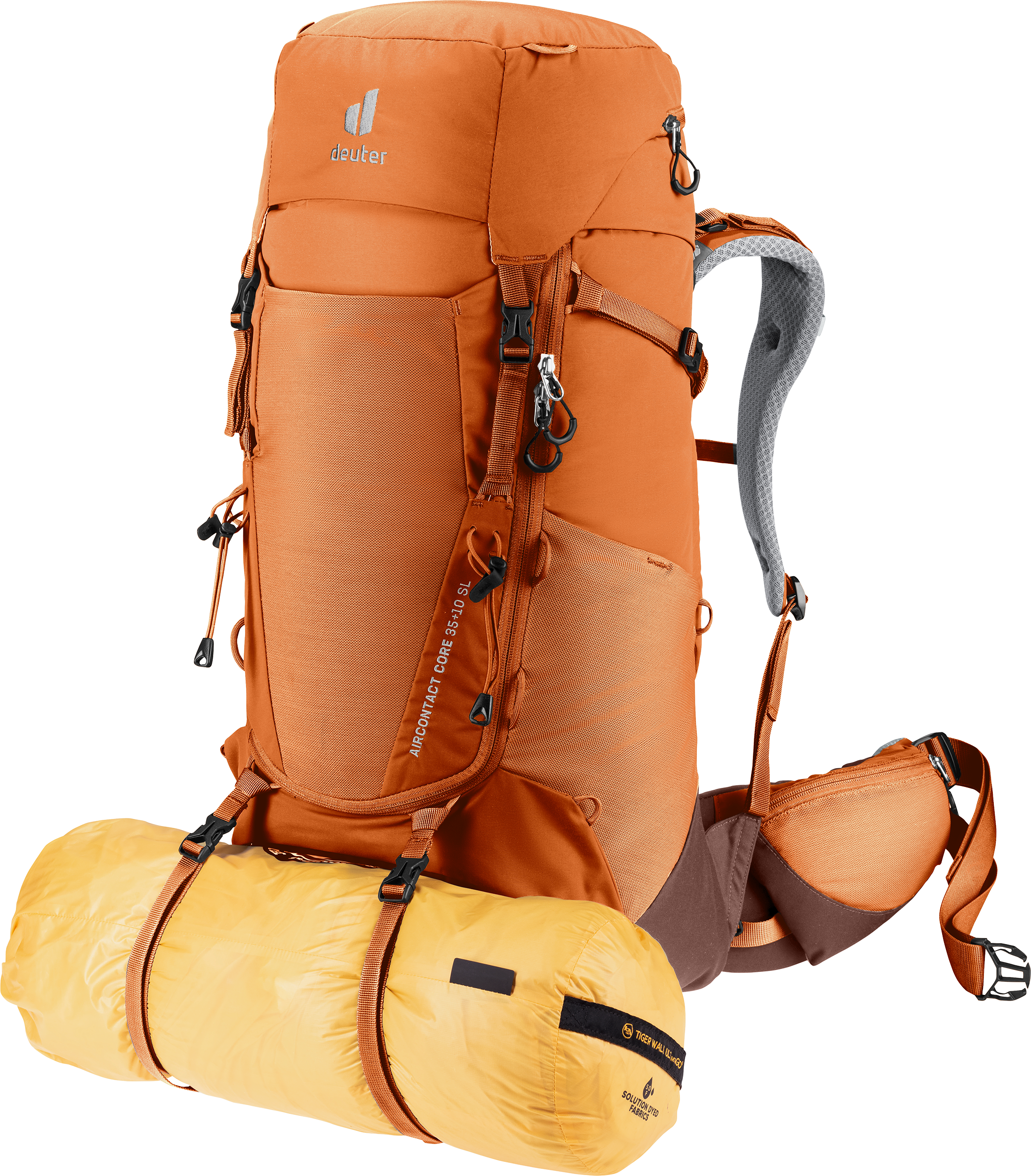 Aircontact Core 35+10 SL Aircontact Core 35+10 SL - Backpacking packs - chestnut umbra