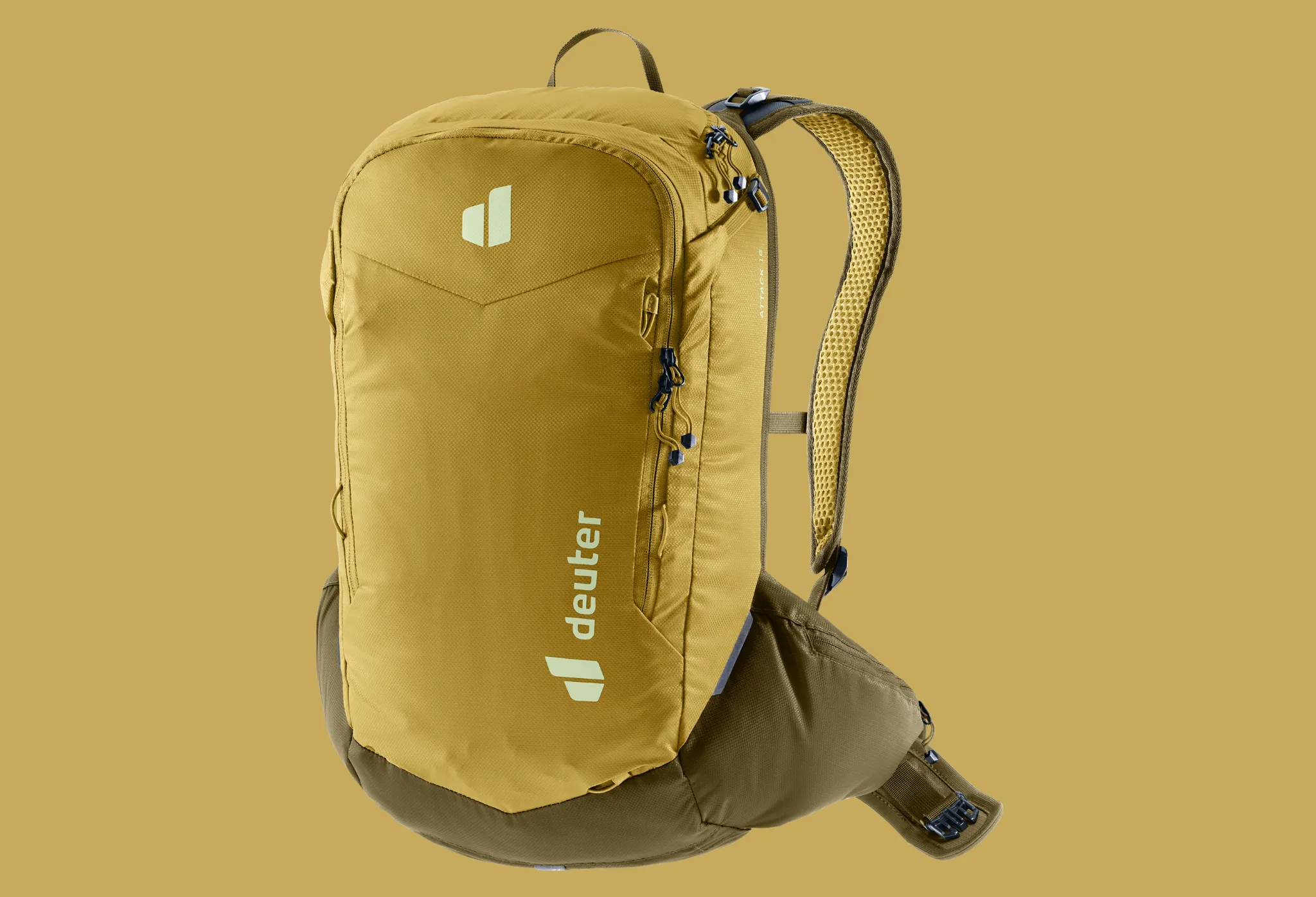 backpack, hiking, yellow, backpack straps