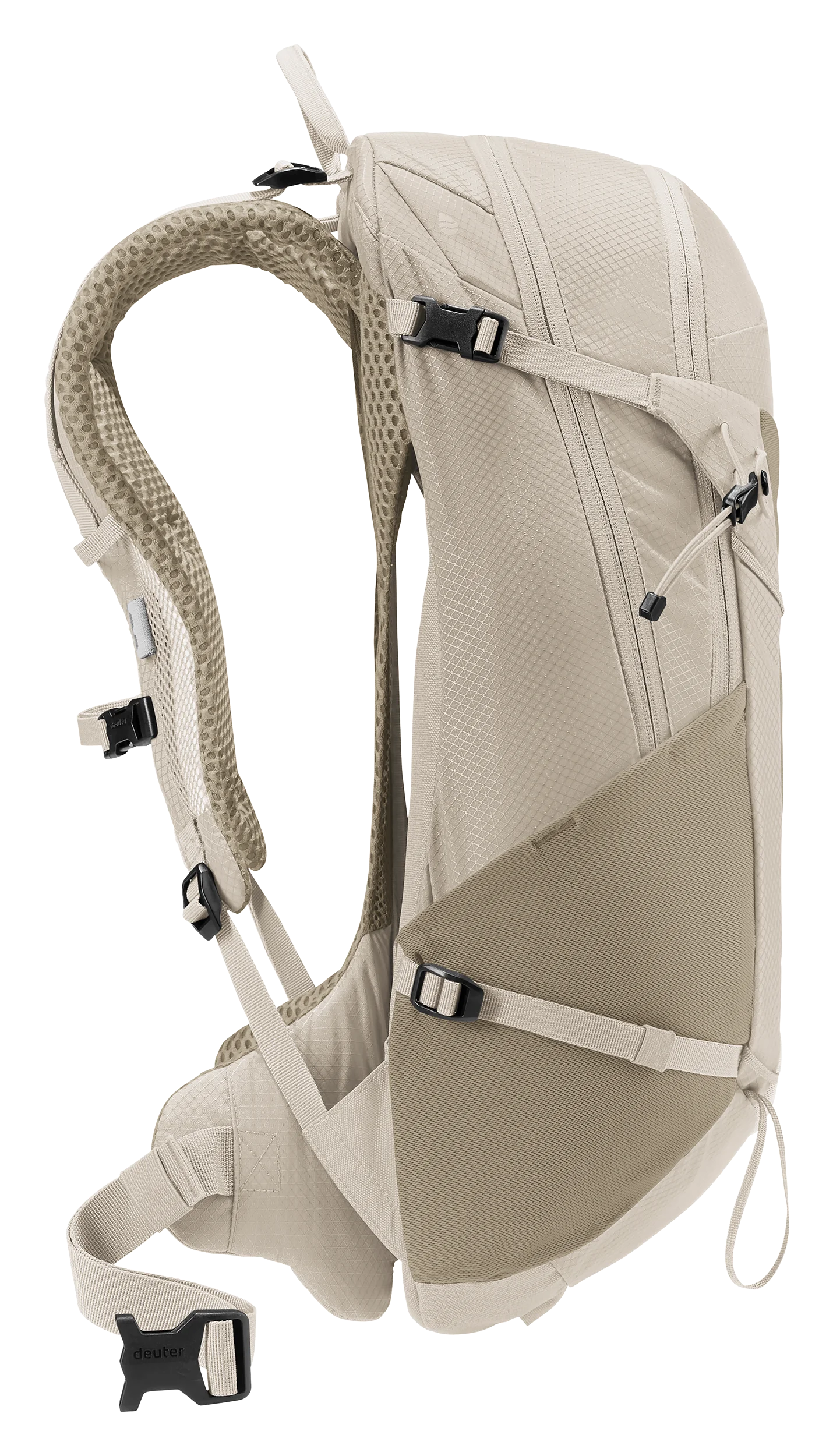 backpack, hydration, mesh pocket, sternum strap, padded shoulder strap