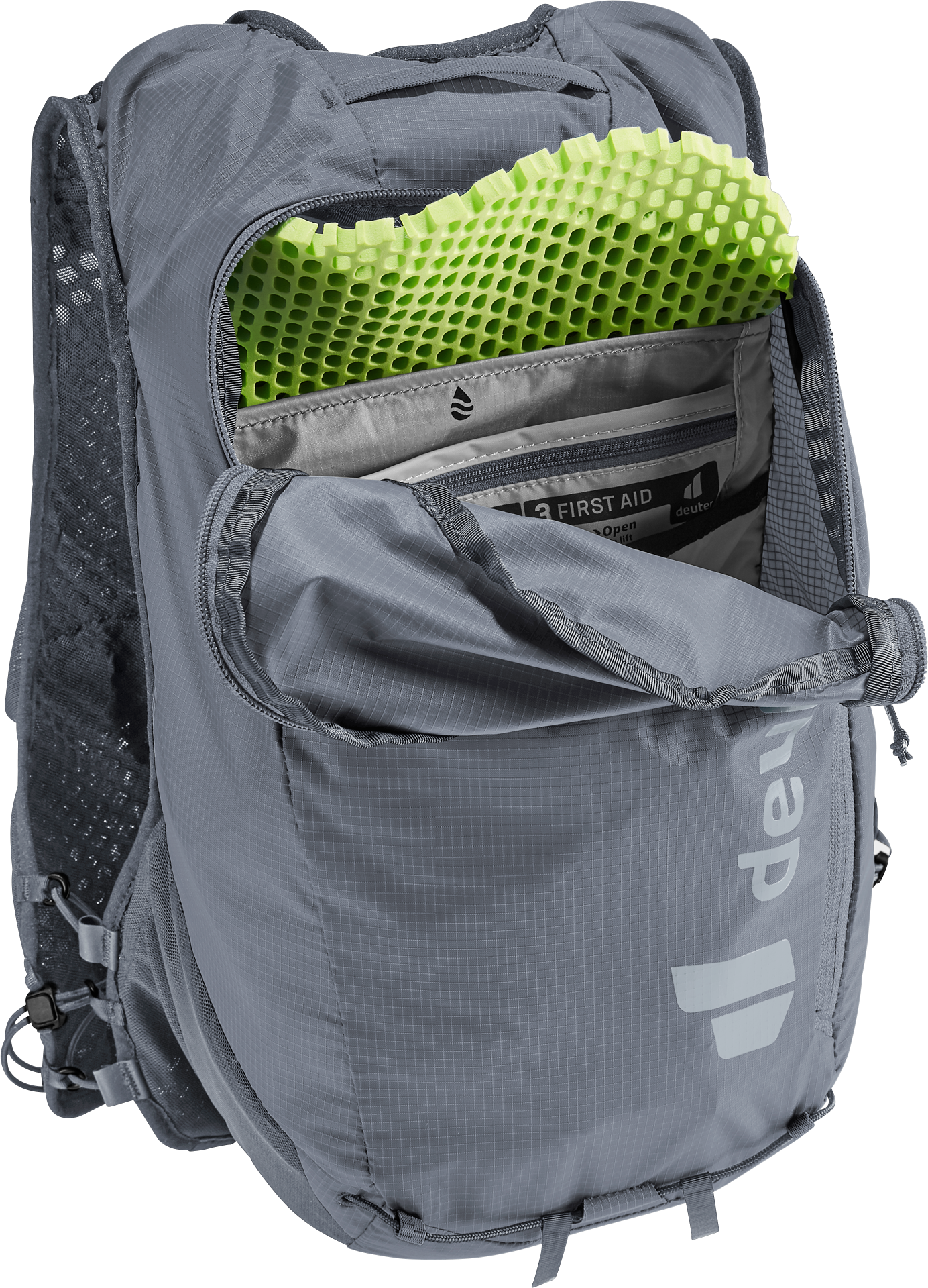 Bag, Backpack, Clothing, Coat, Jacket, backpack, hiking, grey, front-pocket, hydration-compatibility
