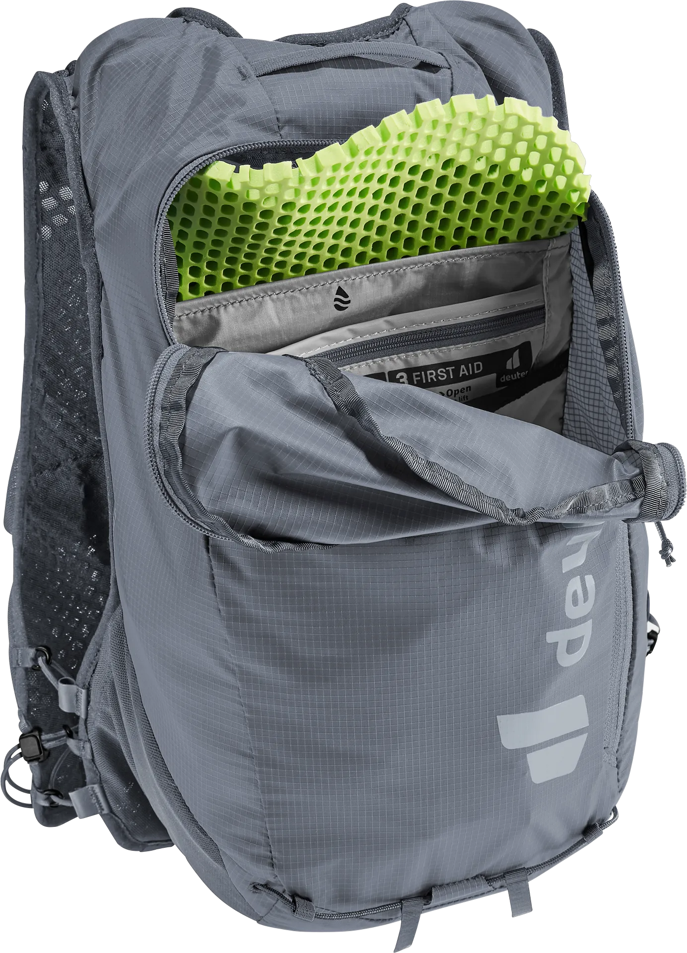 Bag, Backpack, Clothing, Coat, Jacket, backpack, hiking, grey, front-pocket, hydration-compatibility