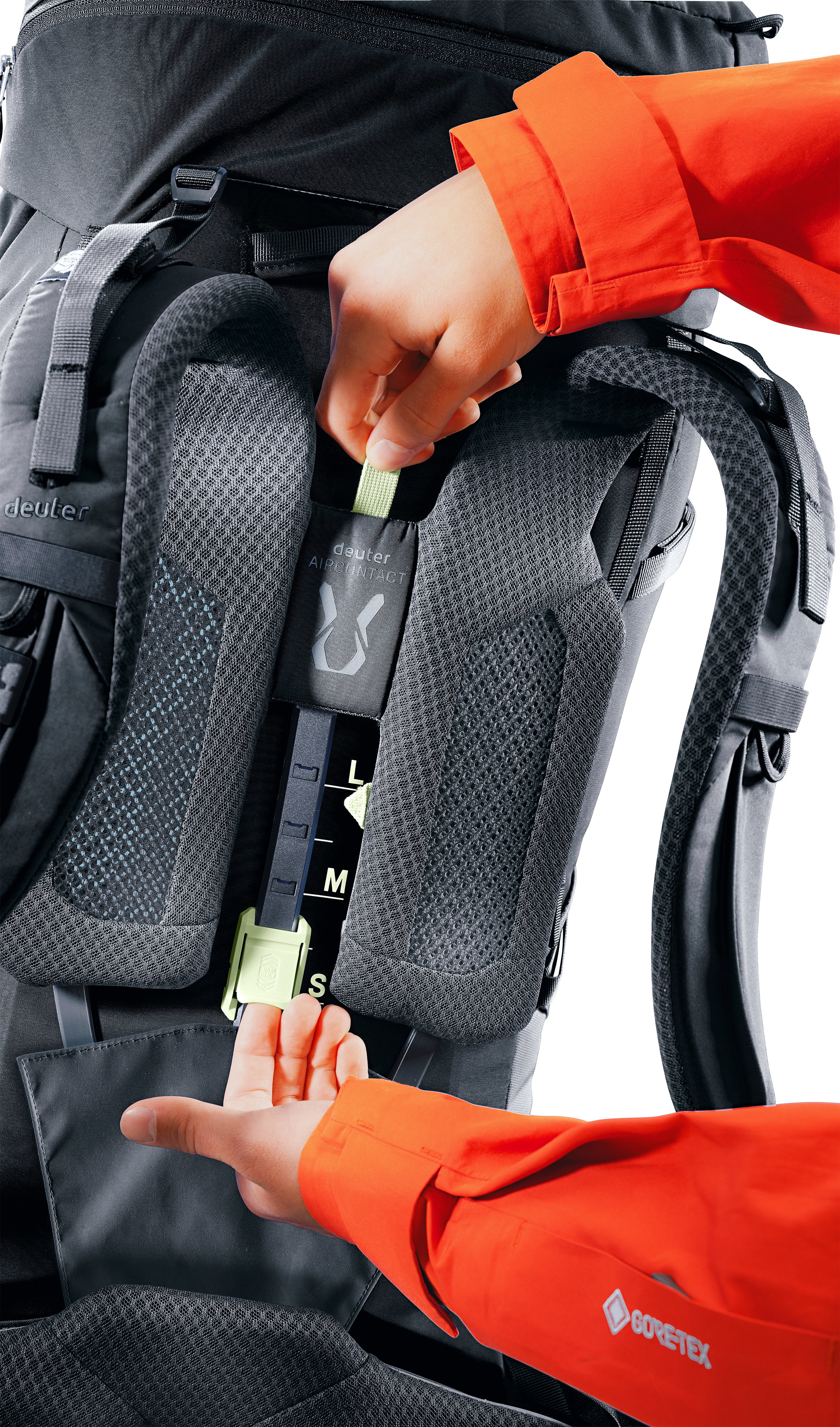 Aircontact Core 60+10 - Backpacking packs - l black