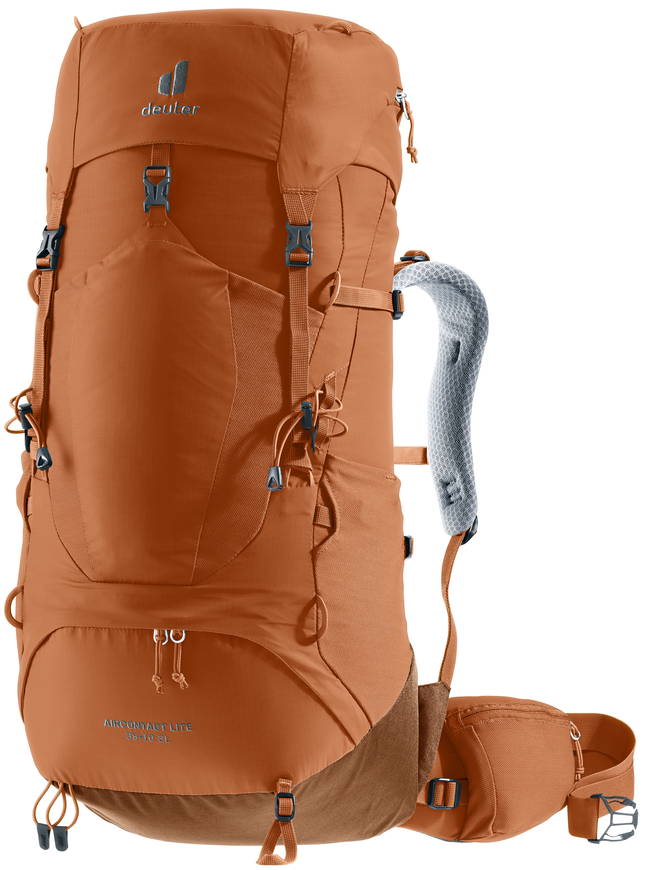 deuter 35 10 gobi backpack ACT Lite 35L SL Trekking Papaya/Lava 3340015 95030 Sportique The Aircontact Lite back system uses breathable open Aircontact Lite 35 + 10