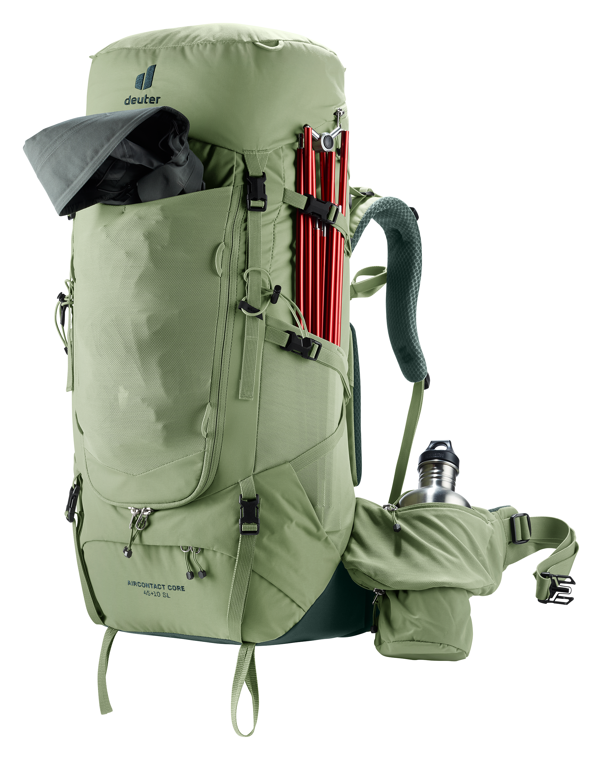 Aircontact Core 45+10 SL - Backpacking packs - grove ivy