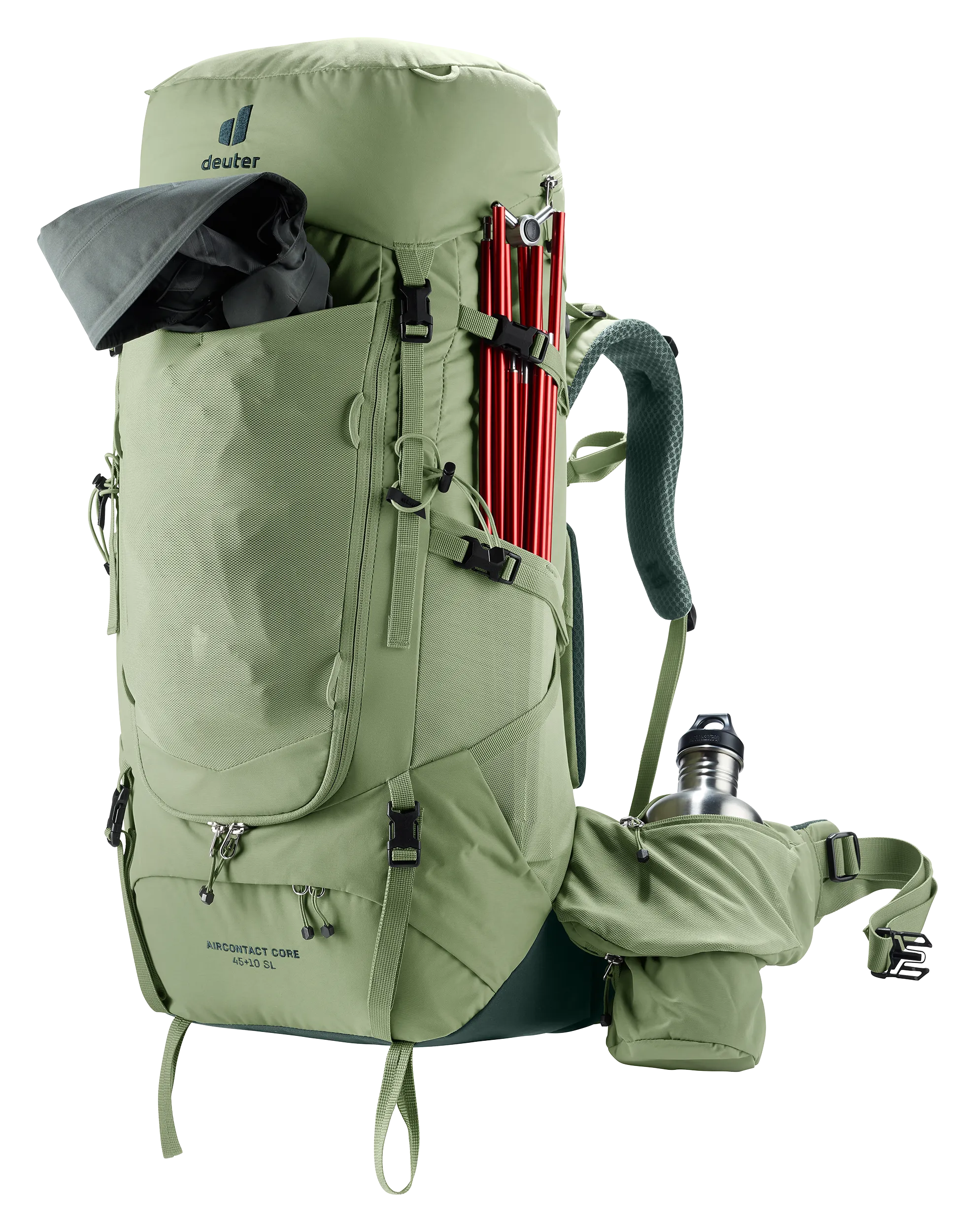 Aircontact Core 45+10 SL - Backpacking packs - grove ivy