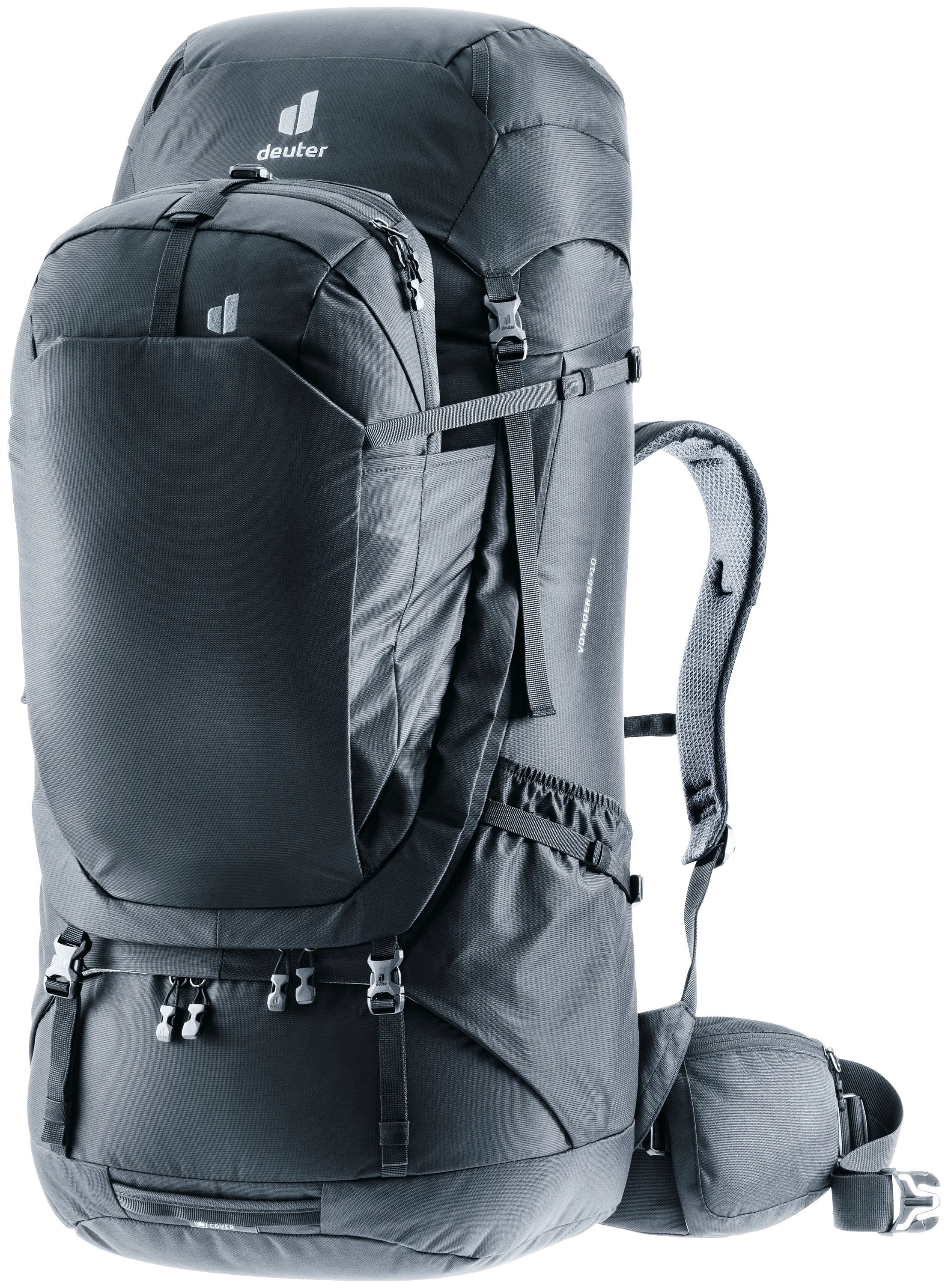 Voyager 65+10 - Travel backpacks - l black