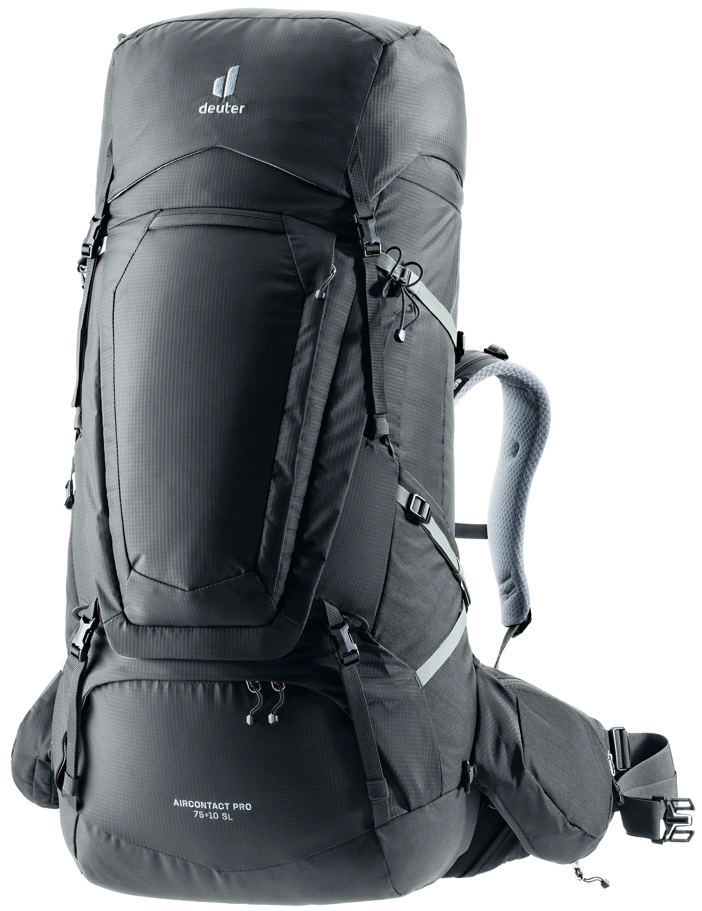 Aircontact Pro 75+10 SL - Backpacking packs - l graphite