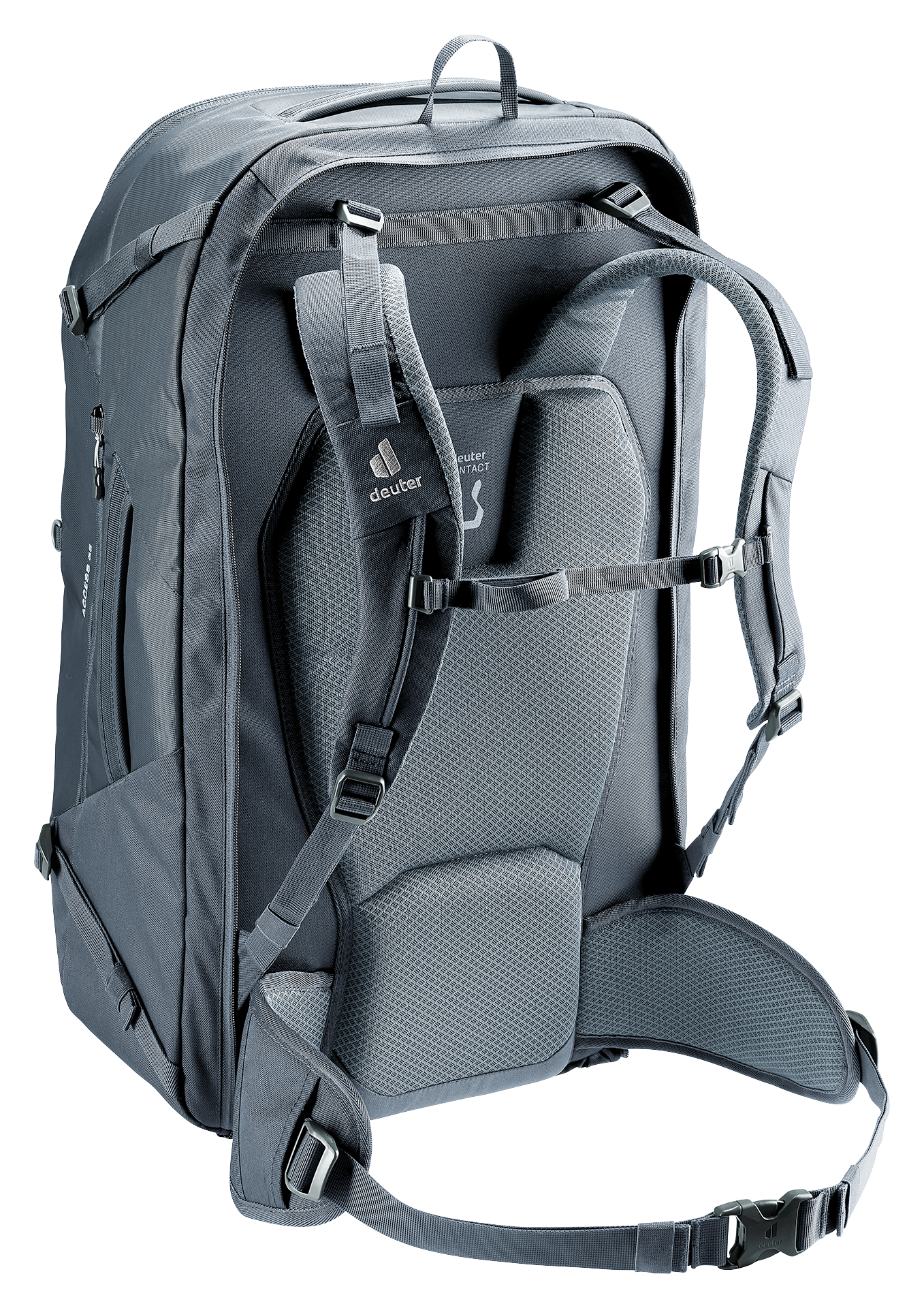 Access 55 Bag, Backpack, backpack, shoulder straps, padded back, sternum strap, gray color