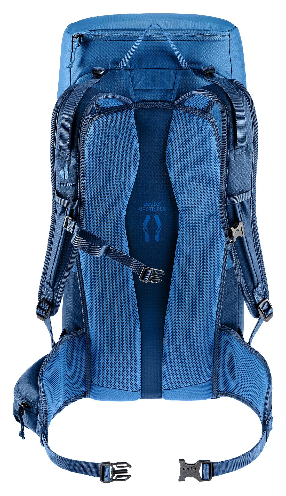 backpack, hydration, blue, shoulder straps, padded back