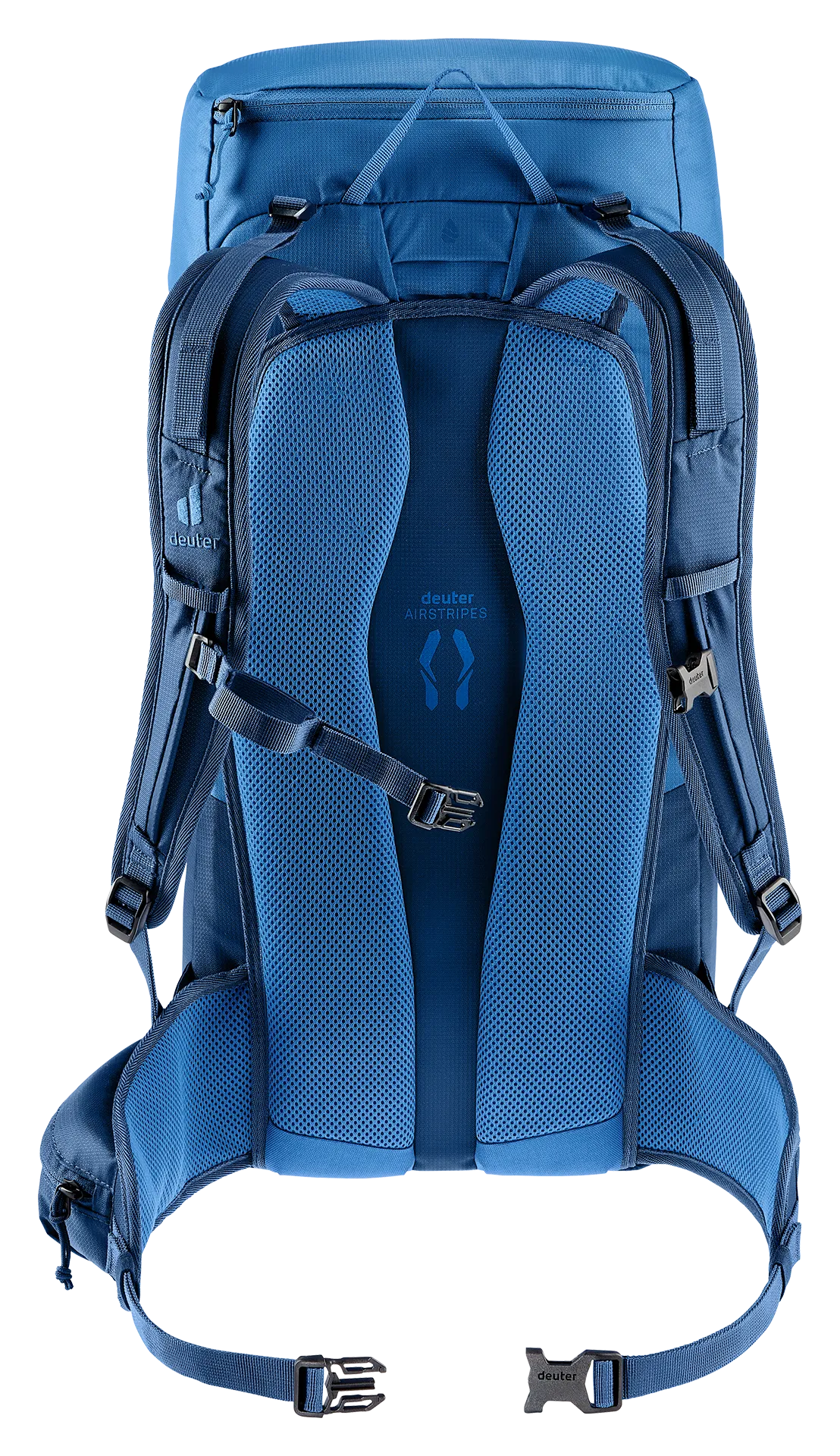 backpack, hydration, blue, shoulder straps, padded back