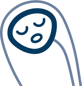 Duerme cómodamente y relajado gracias al cómodo ajuste tipo momia.