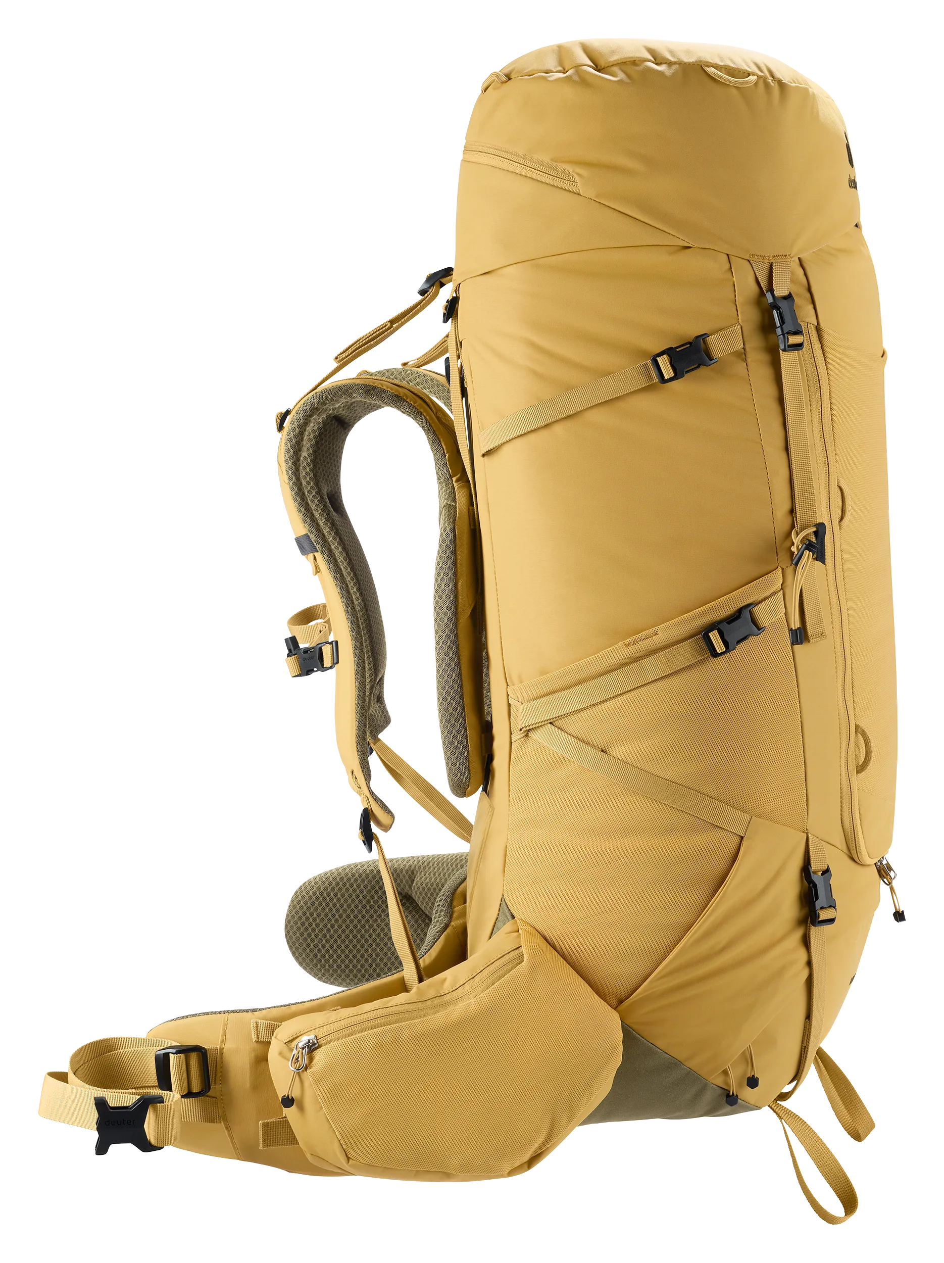 Aircontact Core 60+10 - Backpacking packs - savanna nori