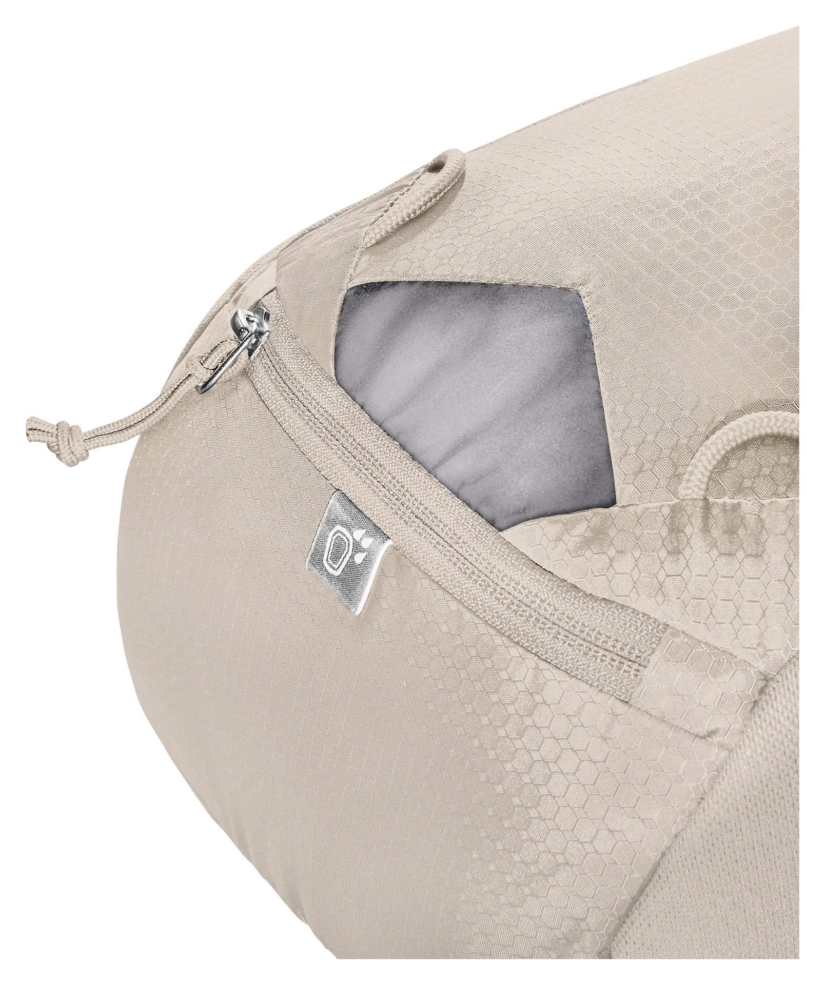 hiking, backpack, beige, mesh, zipper