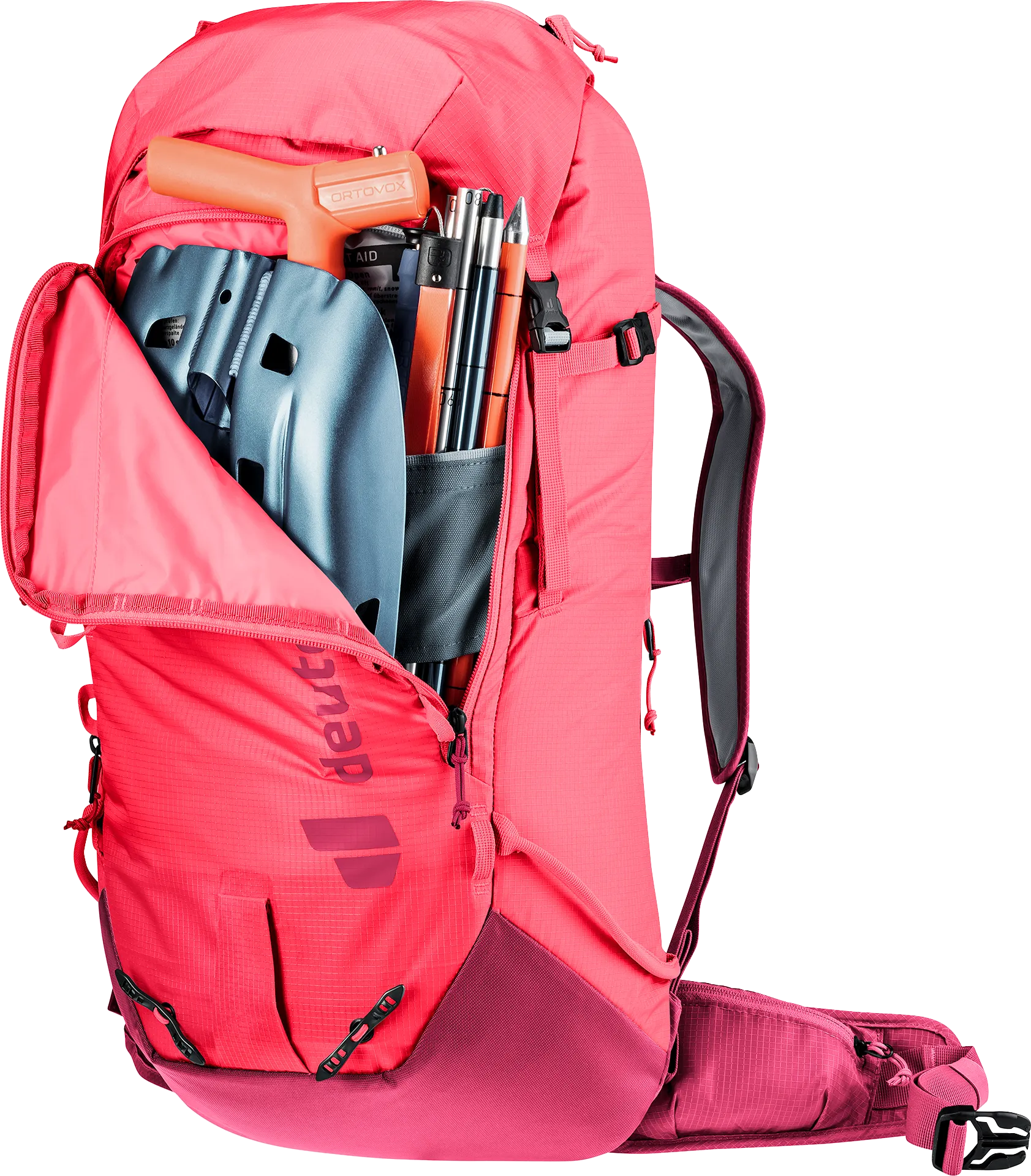 Bag, Backpack, hydration, backpack, external-attachment, tools-pockets, pink