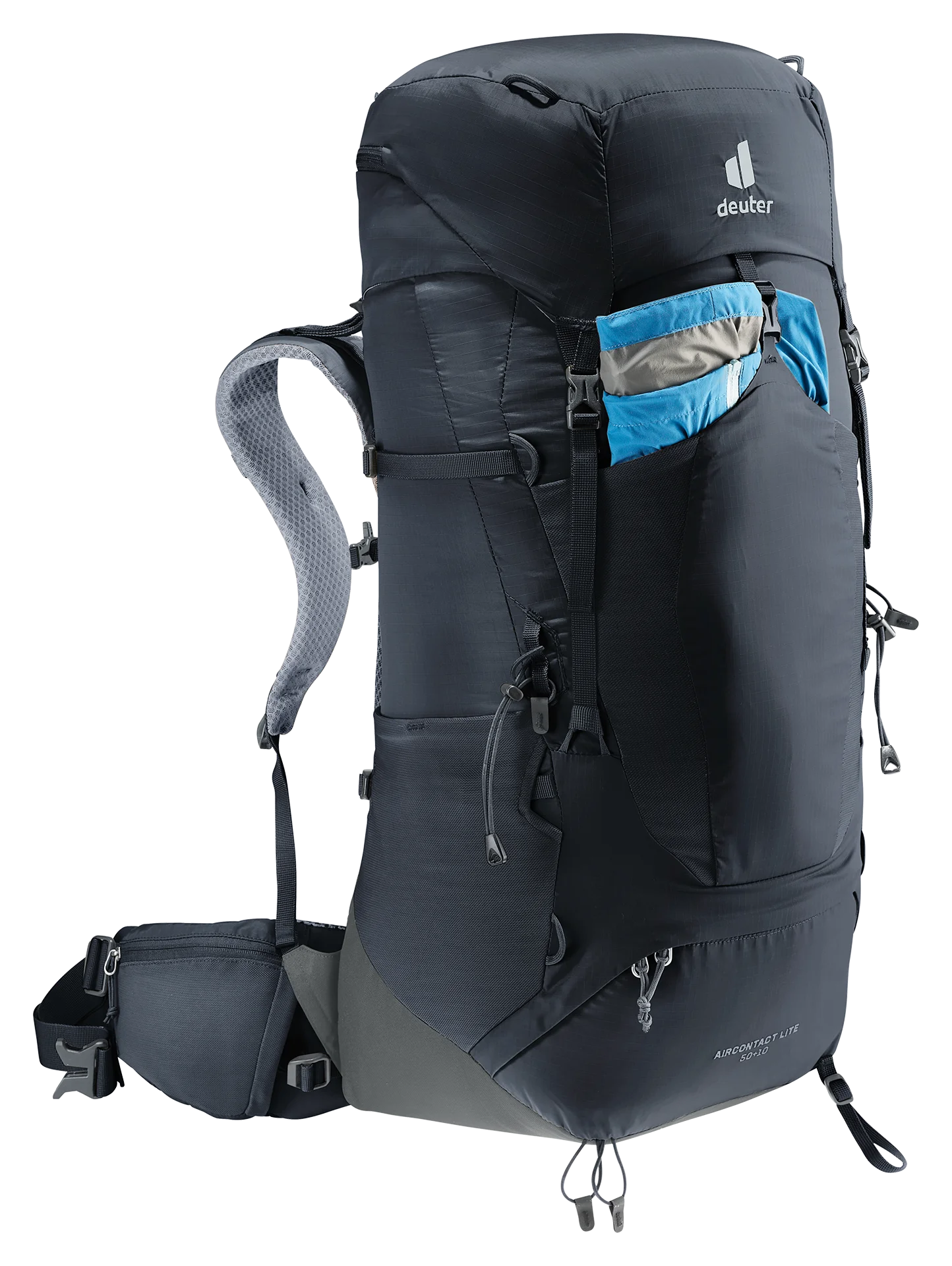 backpack, daypack, hiking, external-attachment, blue-pocket