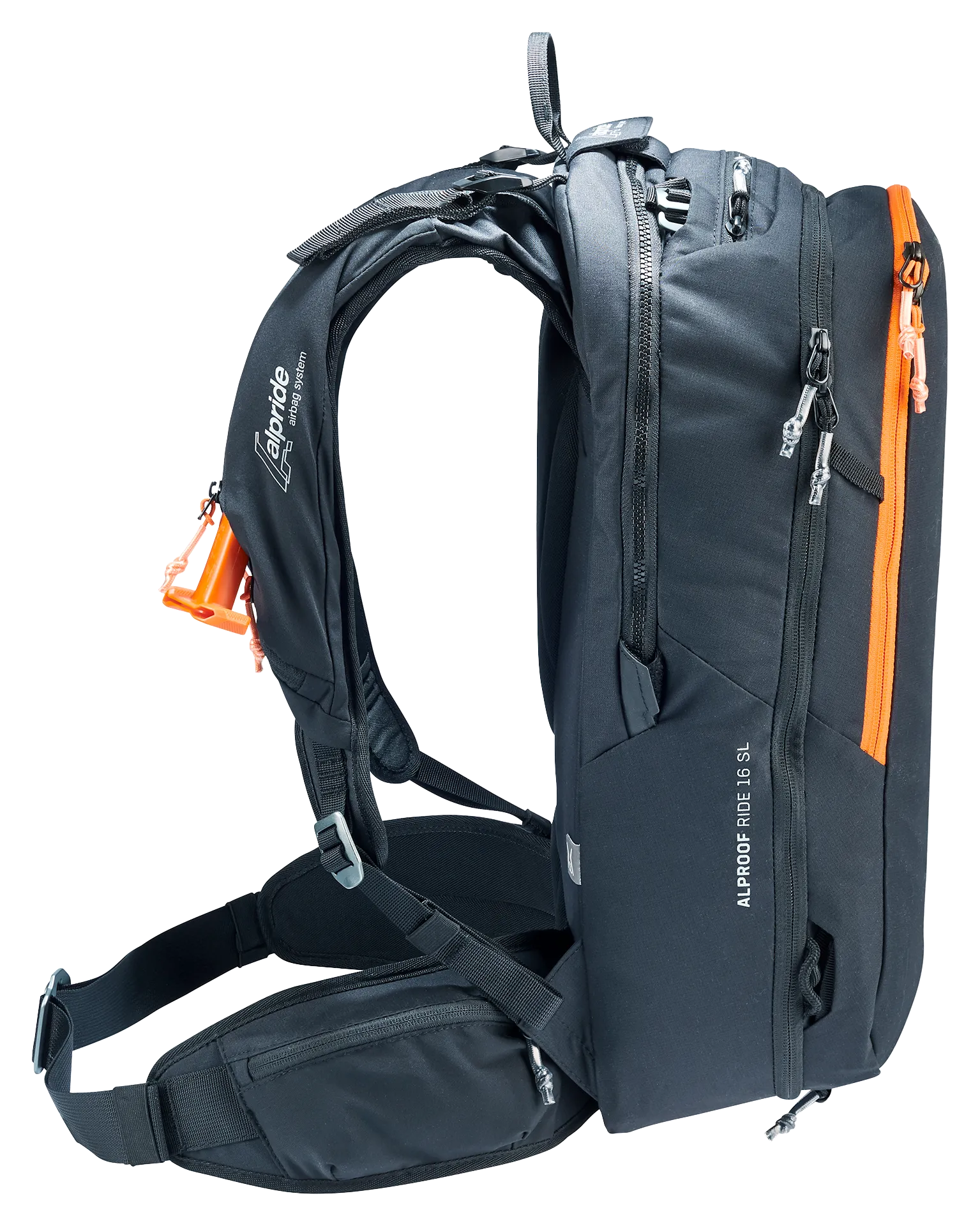 Bag, Backpack, backpack, hydration-compatible, shoulder strap, orange zipper, alpride
