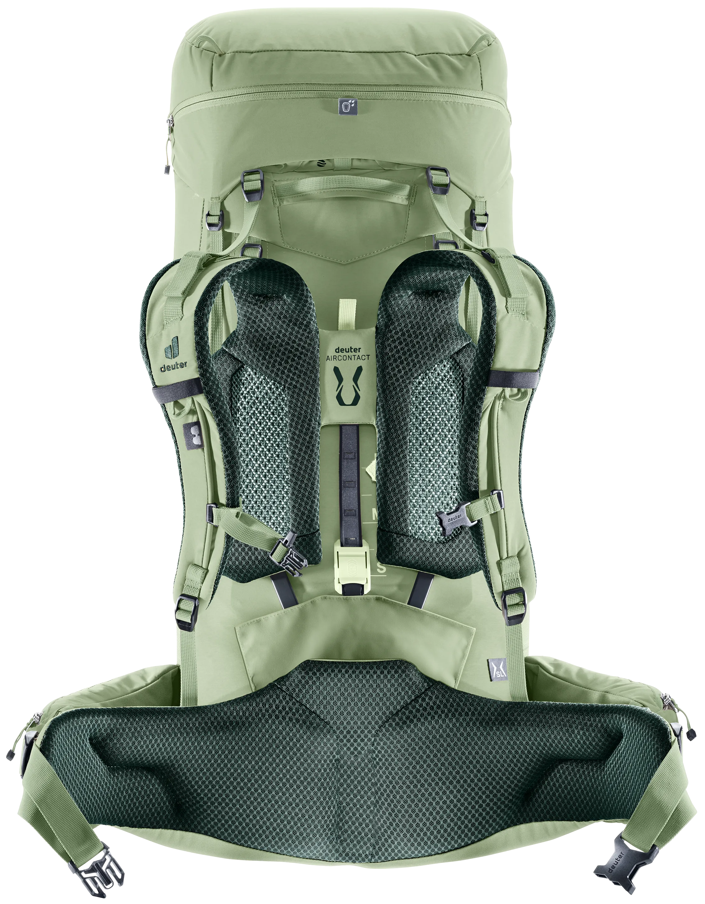 Aircontact Core 55+10 SL - Backpacking packs - grove ivy