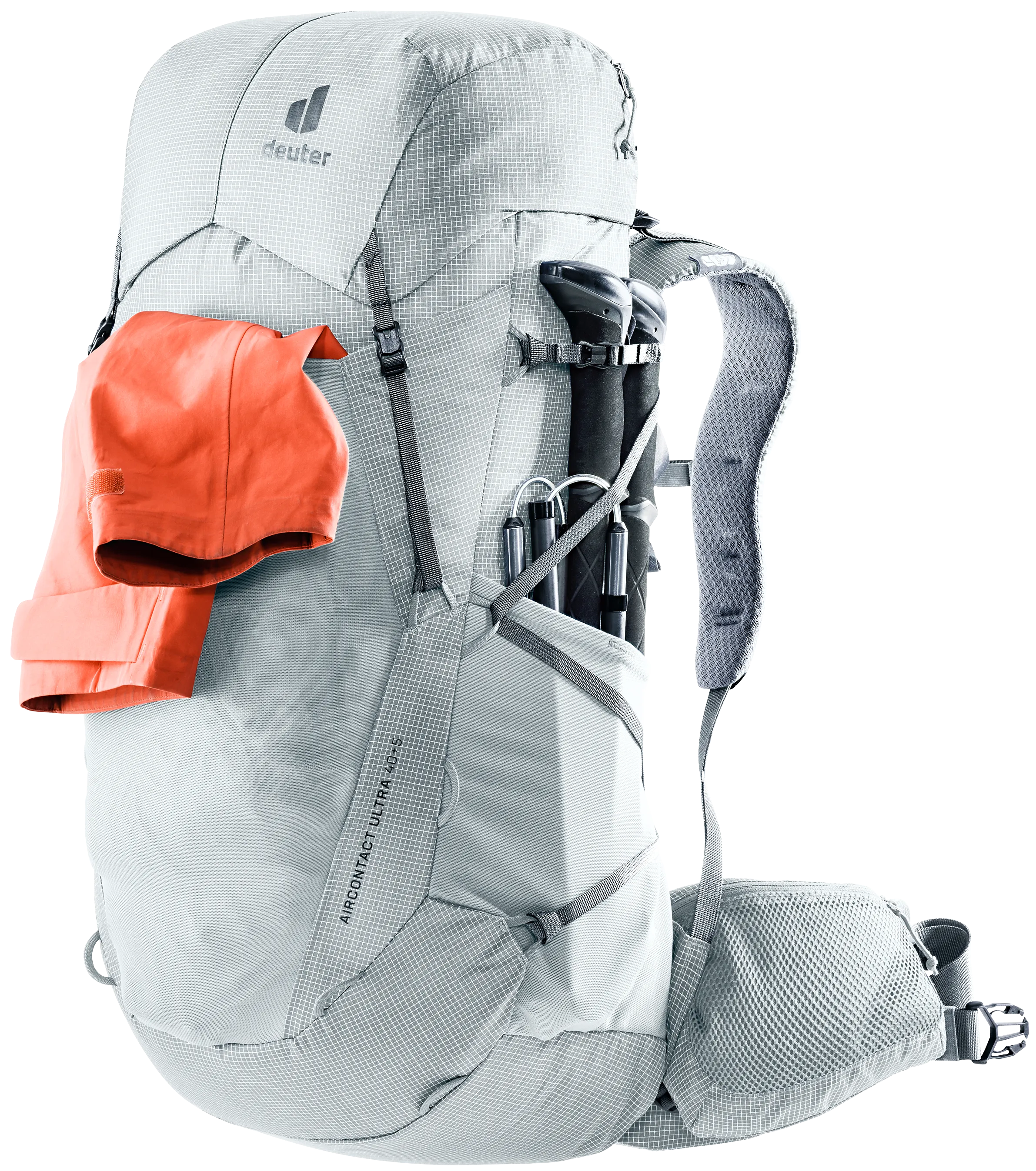 Aircontact Ultra 40+5 - Backpacking packs - tin shale