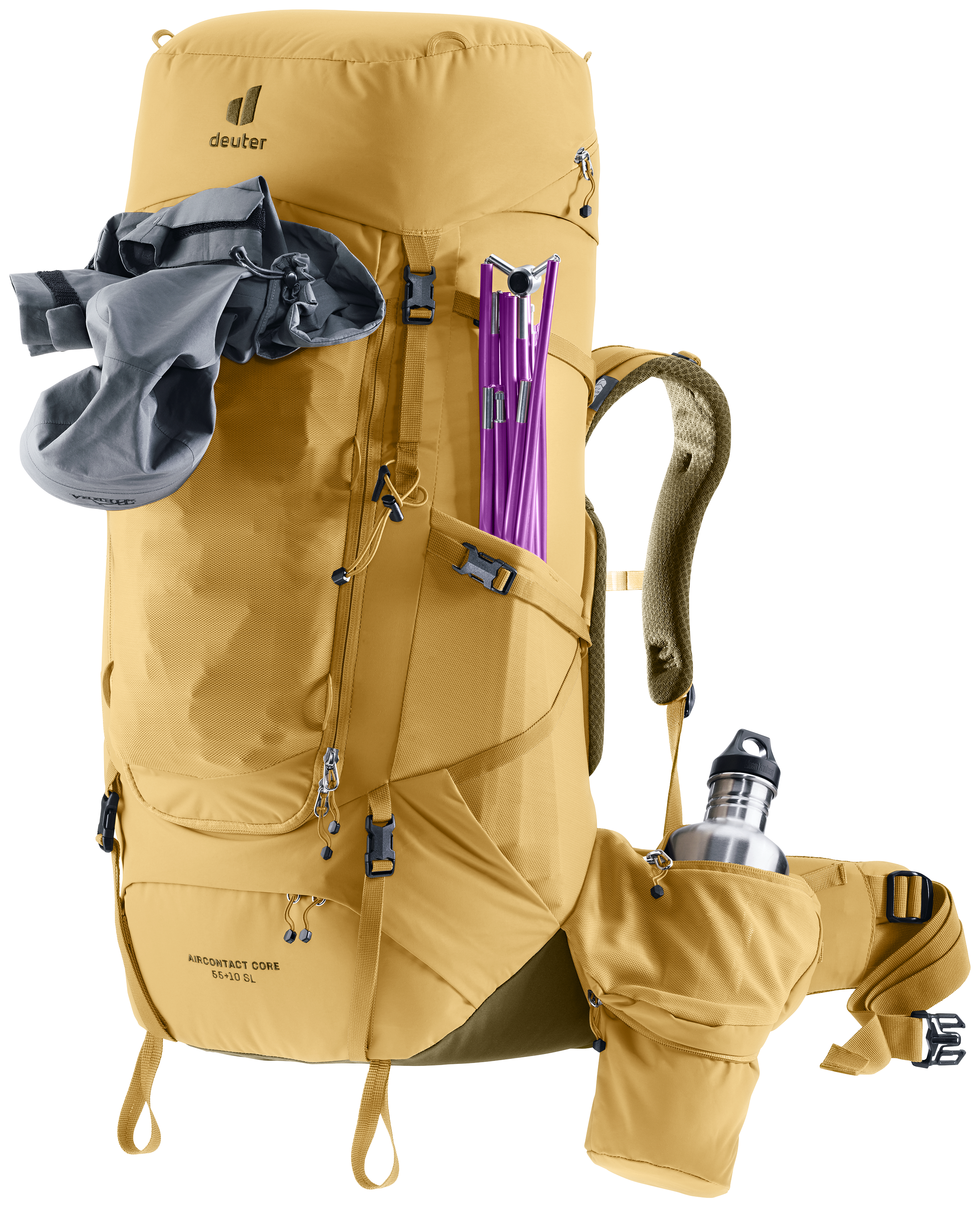 Aircontact Core 55+10 SL Aircontact Core 55+10 SL - Backpacking packs - savanna nori