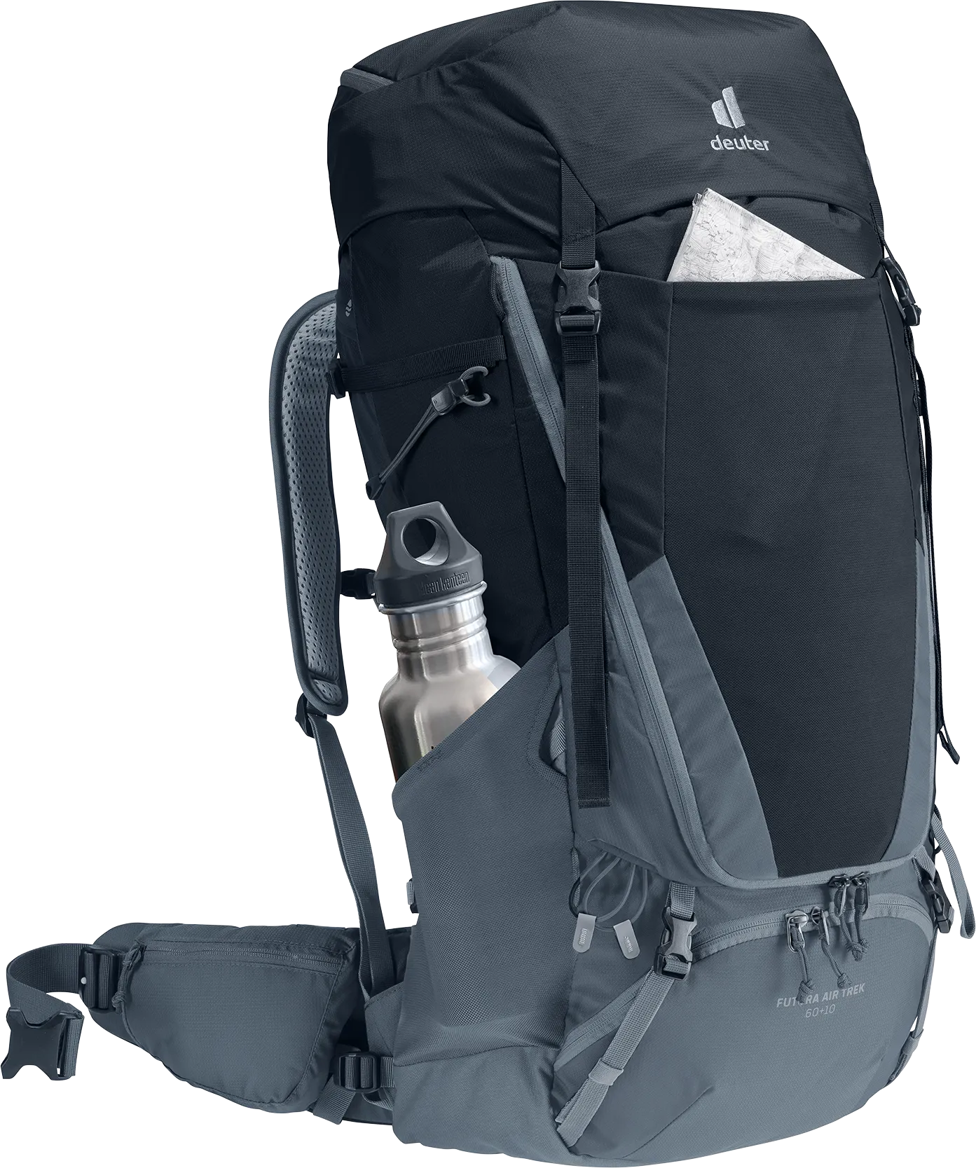 Bag, Backpack, backpack, hiking, 54-60L capacity, water bottle pocket, front pocket