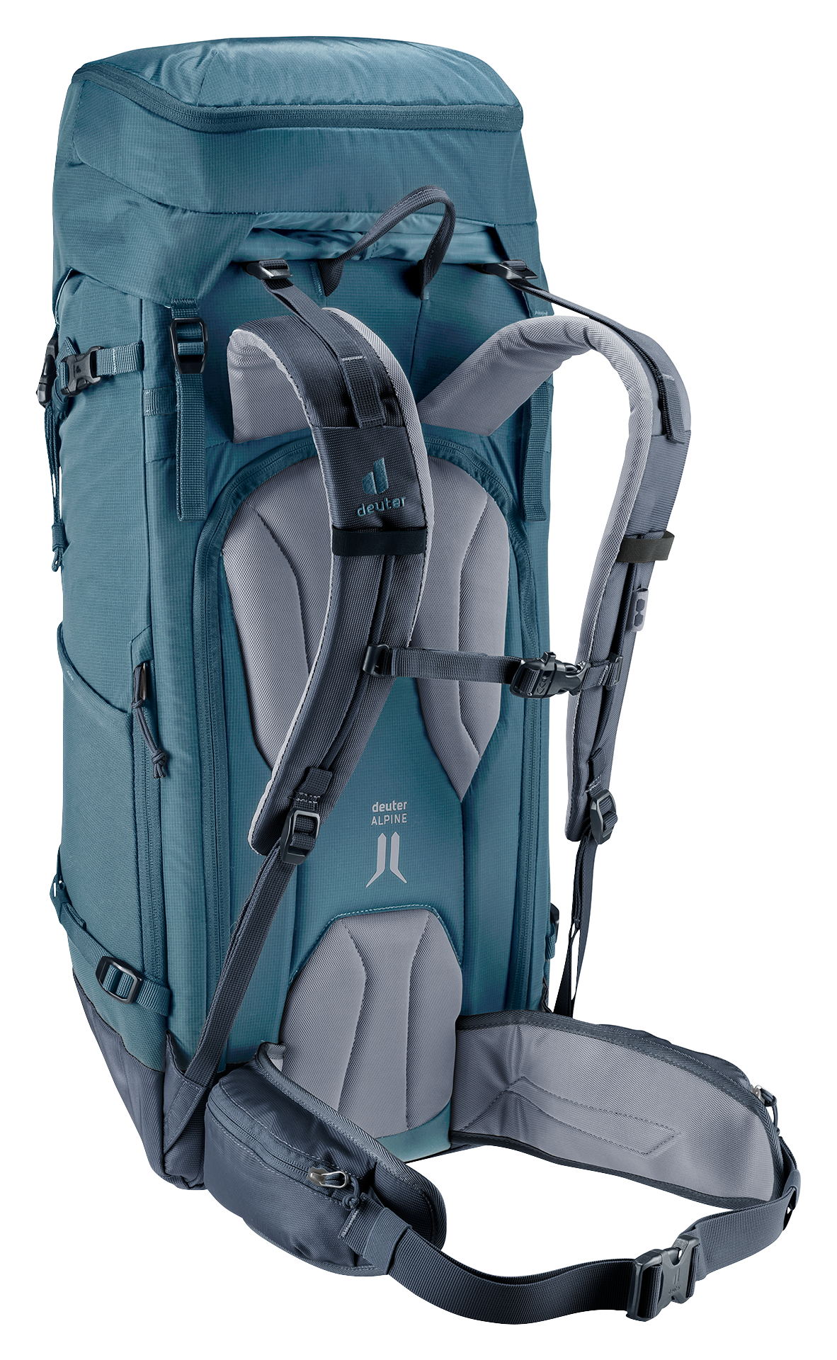 Rise 34+ Bag, Backpack, backpack, hiking, external-frame, teal, alpine