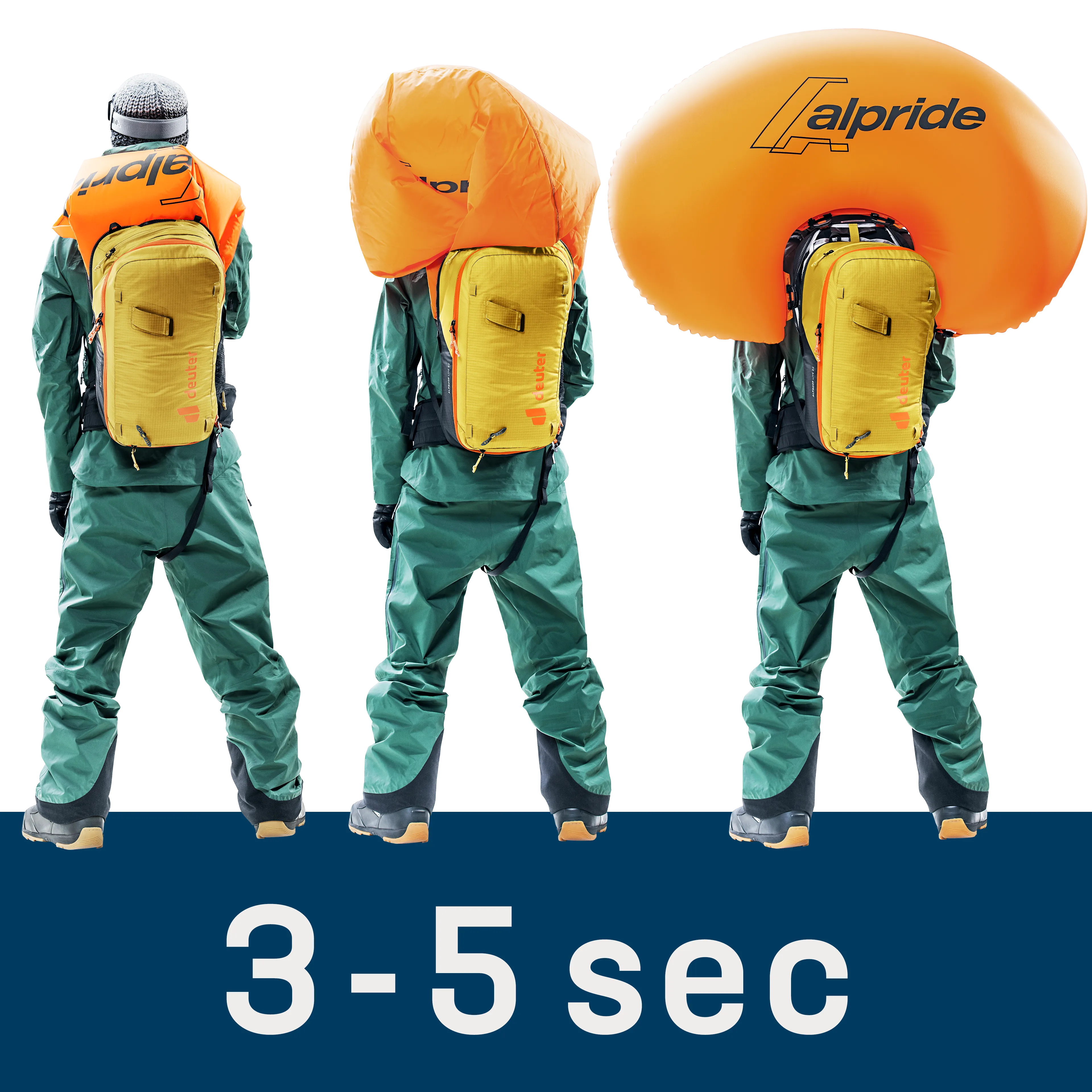 Alproof Lite 22 - Freeride backpacks - turmeric black